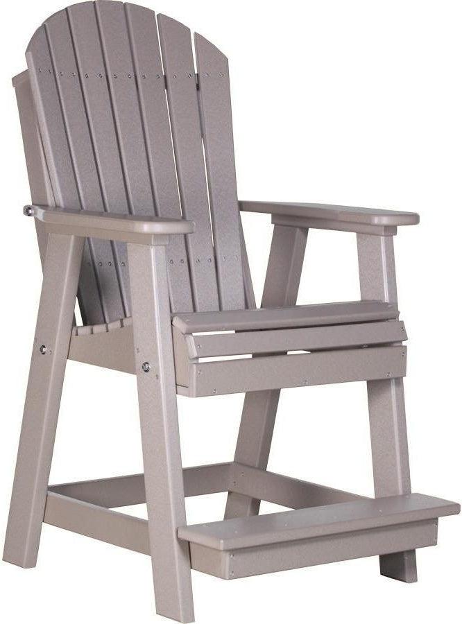 LuxCraft Recycled Plastic Adirondack Balcony Chair - Rocking Furniture