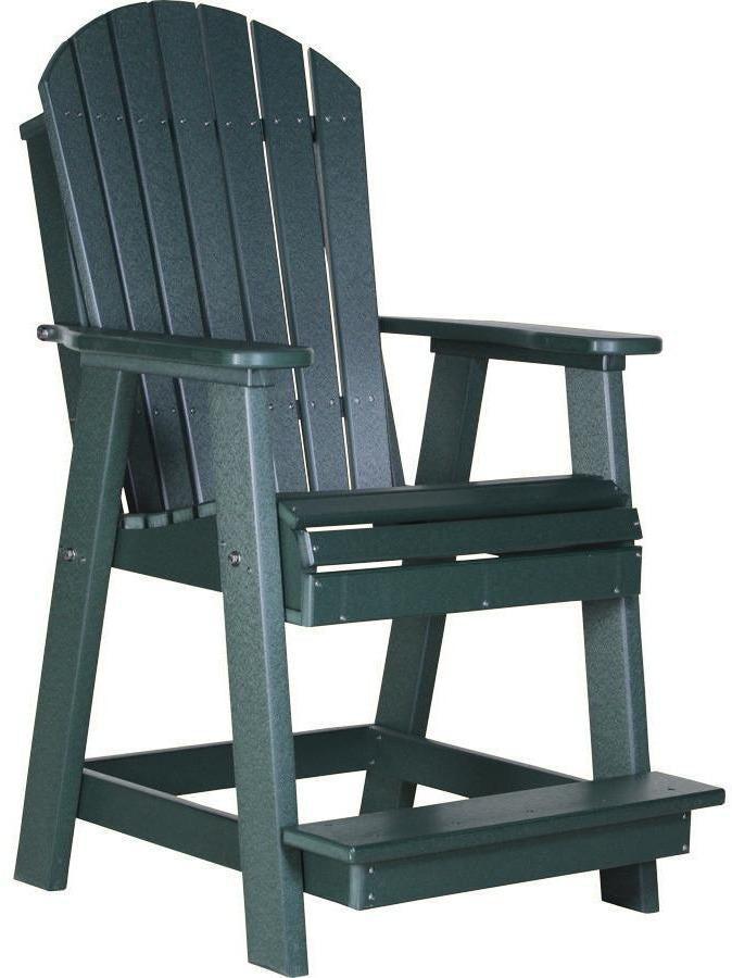 LuxCraft Recycled Plastic Adirondack Balcony Chair - Rocking Furniture