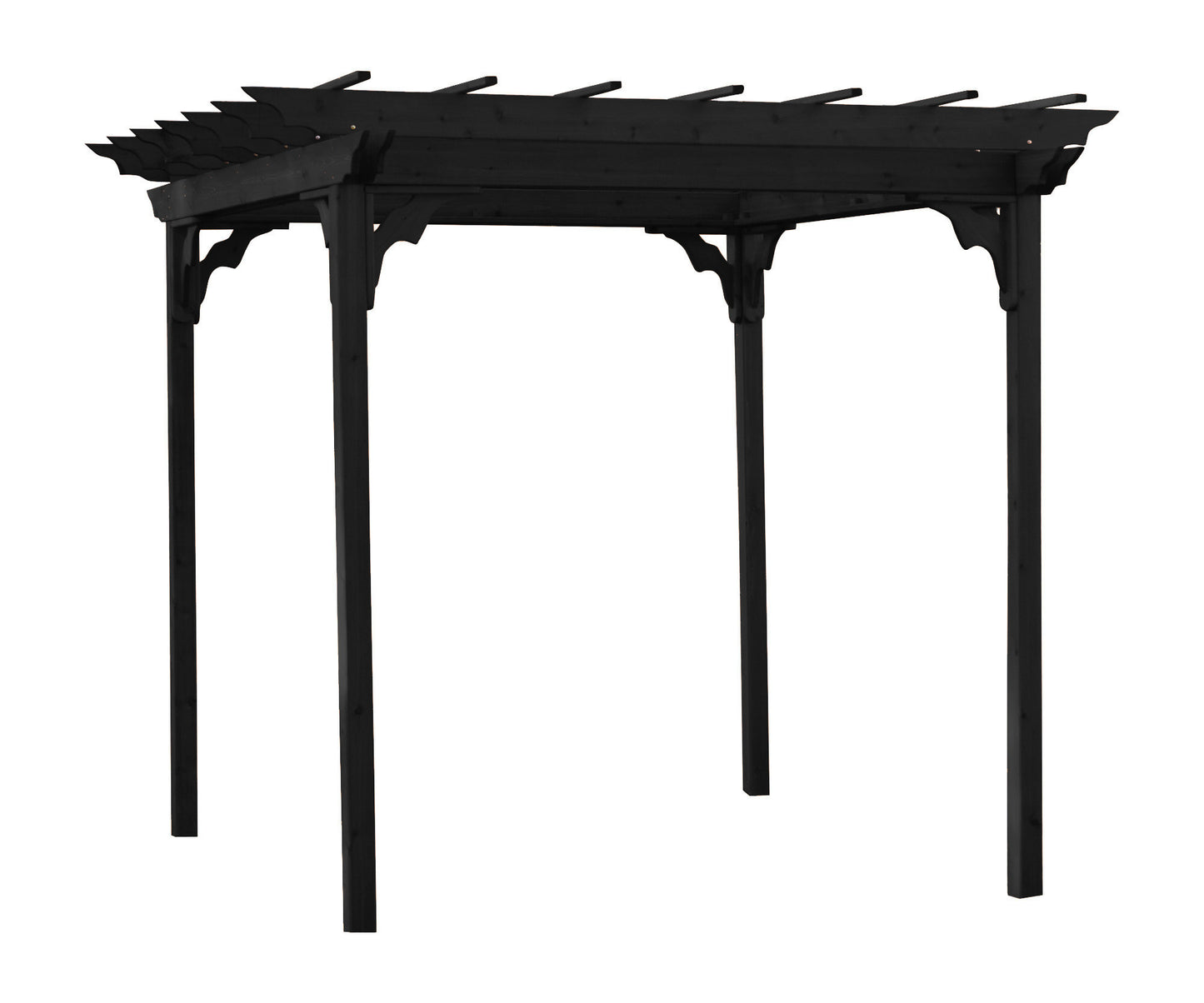 Regallion Outdoor Western Red Cedar 8' x 8' Pergola W/ Swing Hangers - LEAD TIME TO SHIP 2 WEEKS