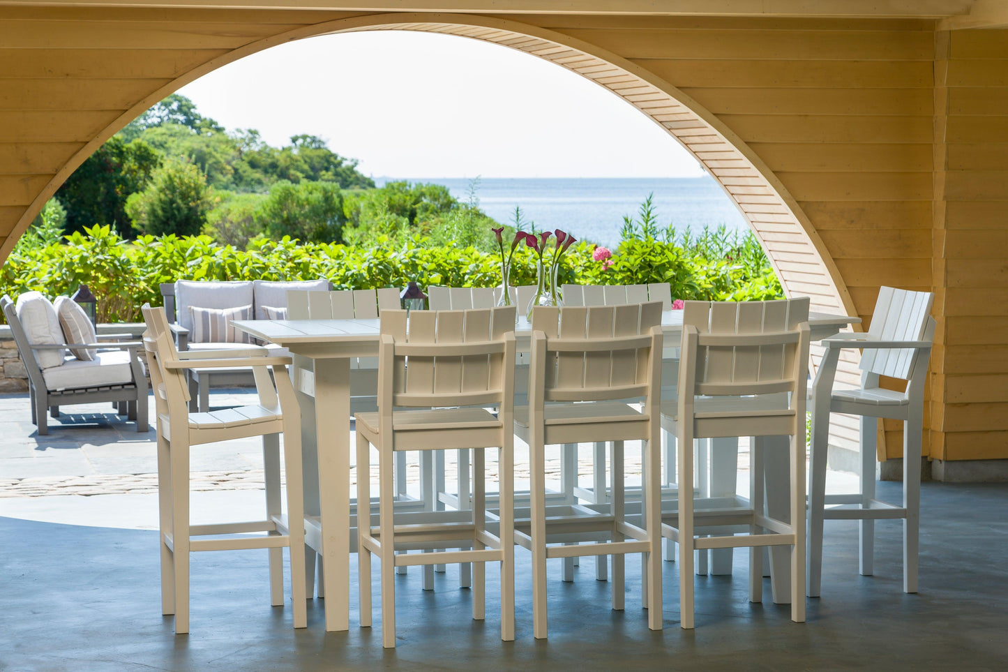 Seaside Casual Recycled Plastic MAD Bar Side Chair (BAR HEIGHT) - LEAD TIME TO SHIP 2 TO 4 WEEKS
