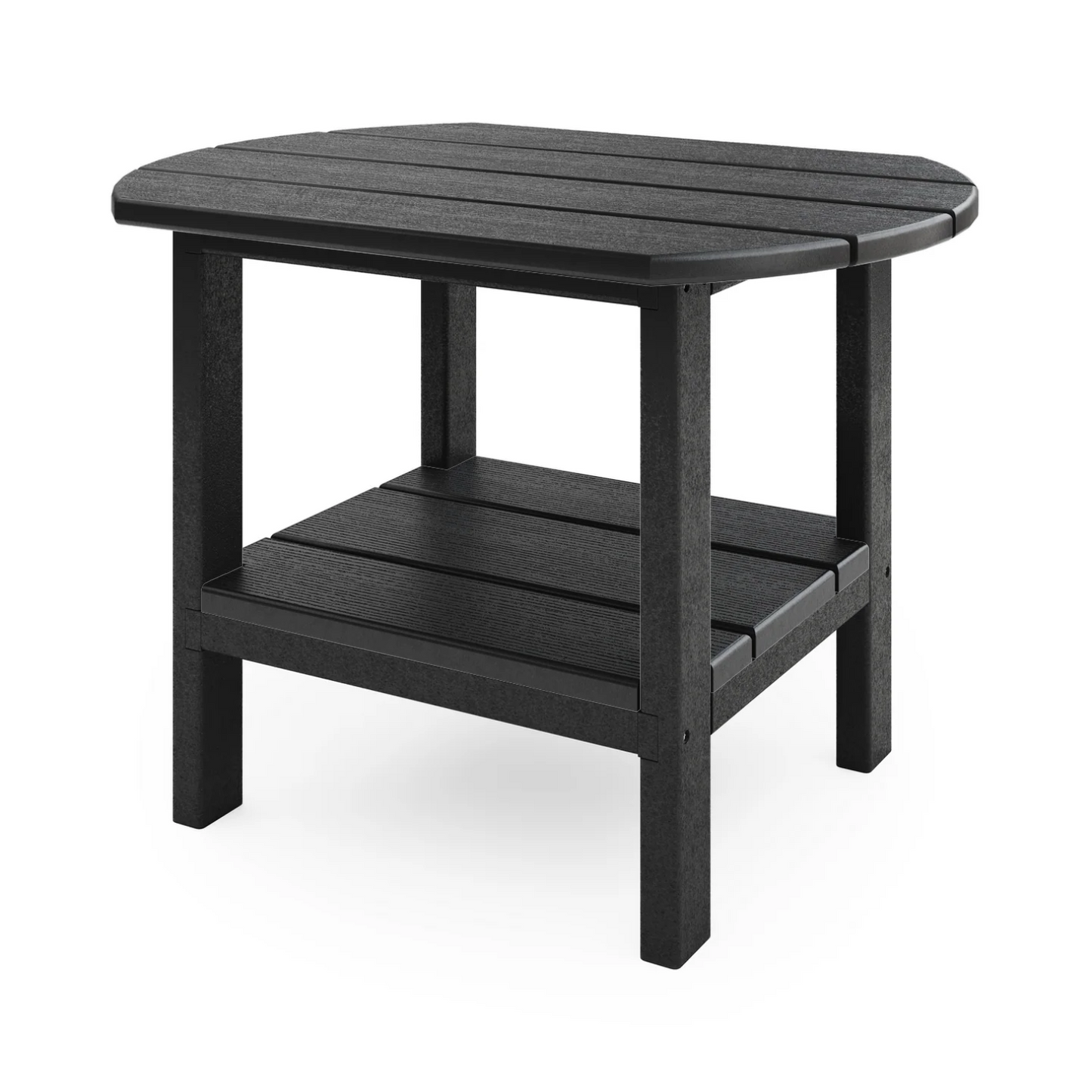 Sopoly St. Simons 25" Recycled Plastic Oval Side Table - LEAD TIME TO SHIP 5 BUSINESS DAYS OR LESS