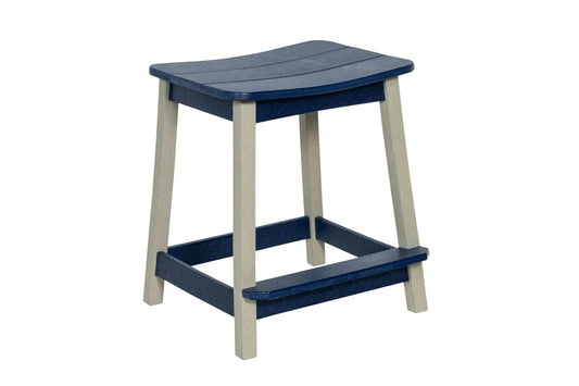 Beaver Dam Woodworks SurfAira Saddle Counter Stool (COUNTER HEIGHT) - LEAD TIME TO SHIP 4 WEEKS OR LESS