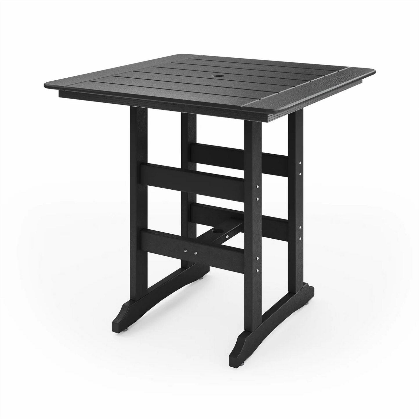 Sopoly 44" Savannah Recycled Plastic Square Bar Table (BAR HEIGHT) - LEAD TIME TO SHIP 5 BUSINESS DAYS OR LESS
