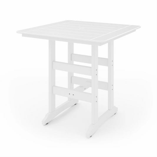 Sopoly 44" Savannah Recycled Plastic Square Bar Table (BAR HEIGHT) - LEAD TIME TO SHIP 5 BUSINESS DAYS OR LESS