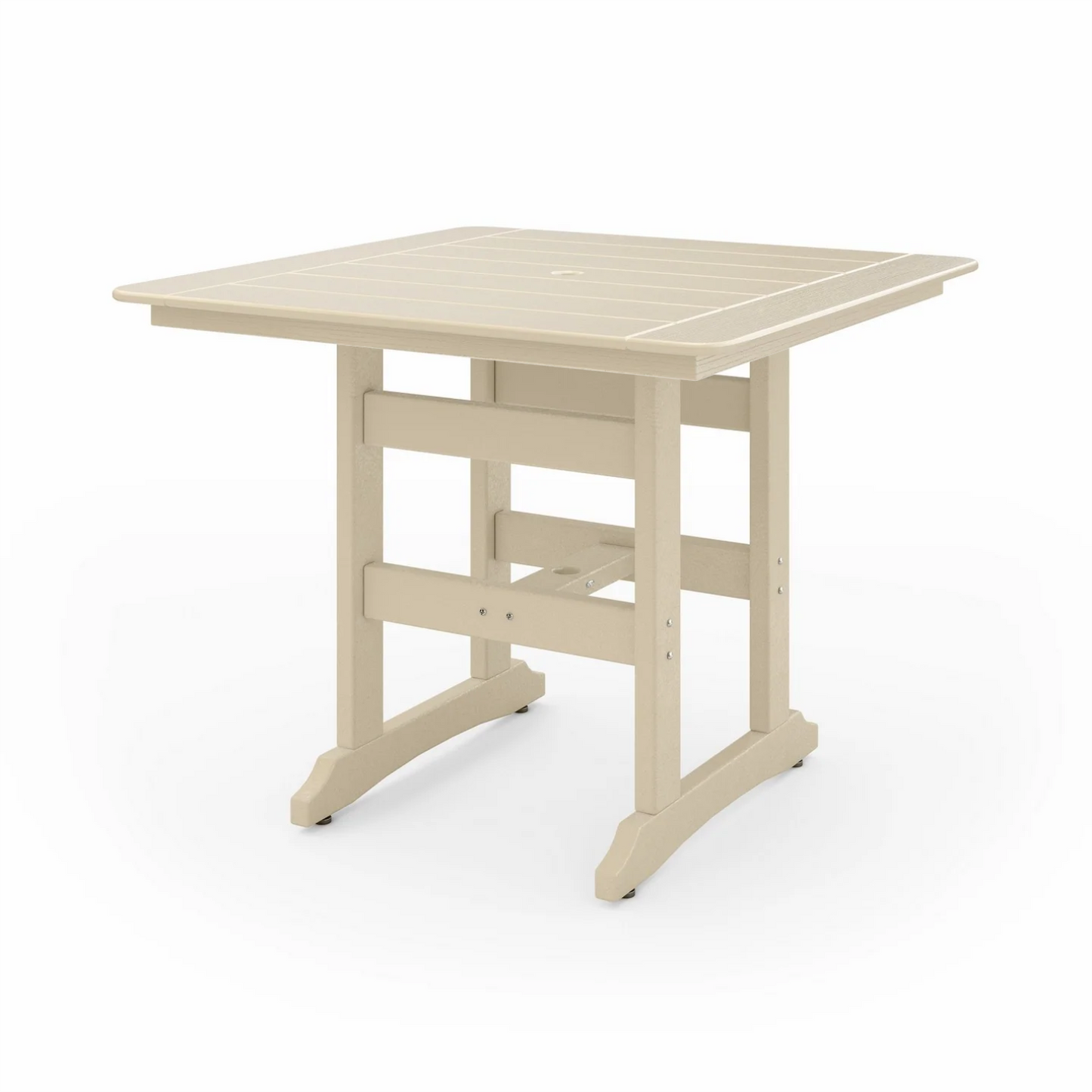 Sopoly 44" Savannah Recycled Plastic Square Counter Table (COUNTER HEIGHT) - LEAD TIME TO SHIP 5 BUSINESS DAYS OR LESS