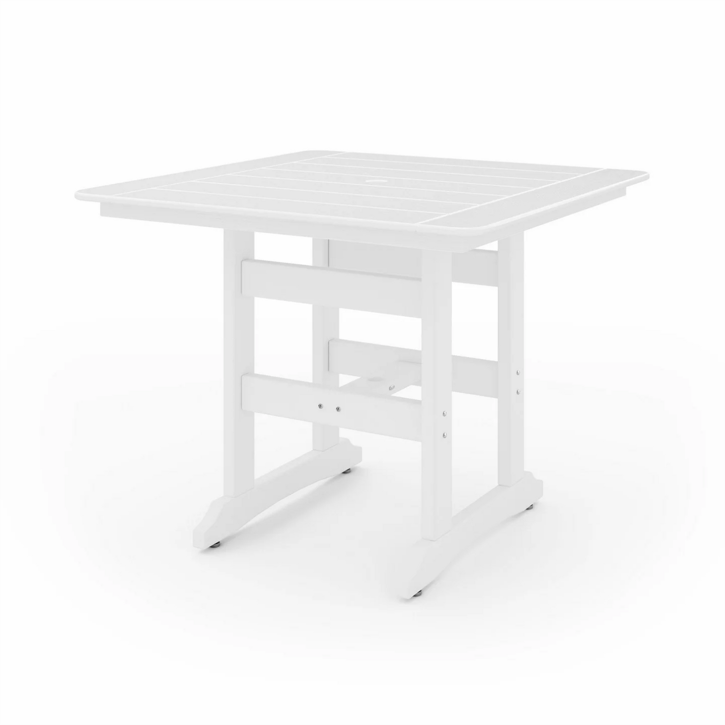 Sopoly 44" Savannah Recycled Plastic Square Counter Table (COUNTER HEIGHT) - LEAD TIME TO SHIP 5 BUSINESS DAYS OR LESS