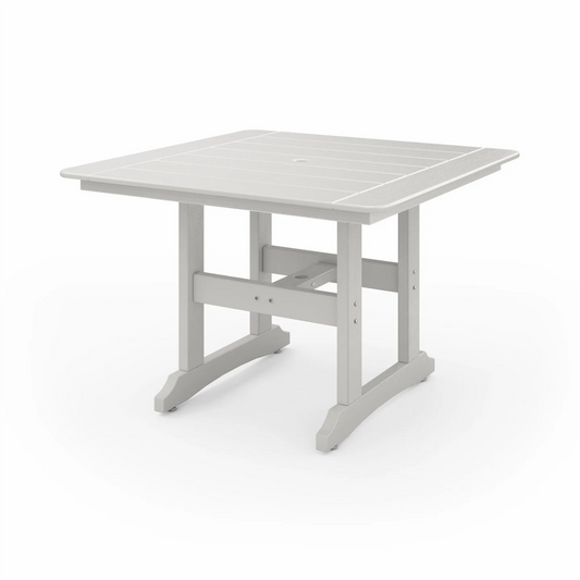Sopoly 44" Savannah Recycled Plastic Square Dining Table (DINING HEIGHT) - LEAD TIME TO SHIP 5 BUSINESS DAYS OR LESS