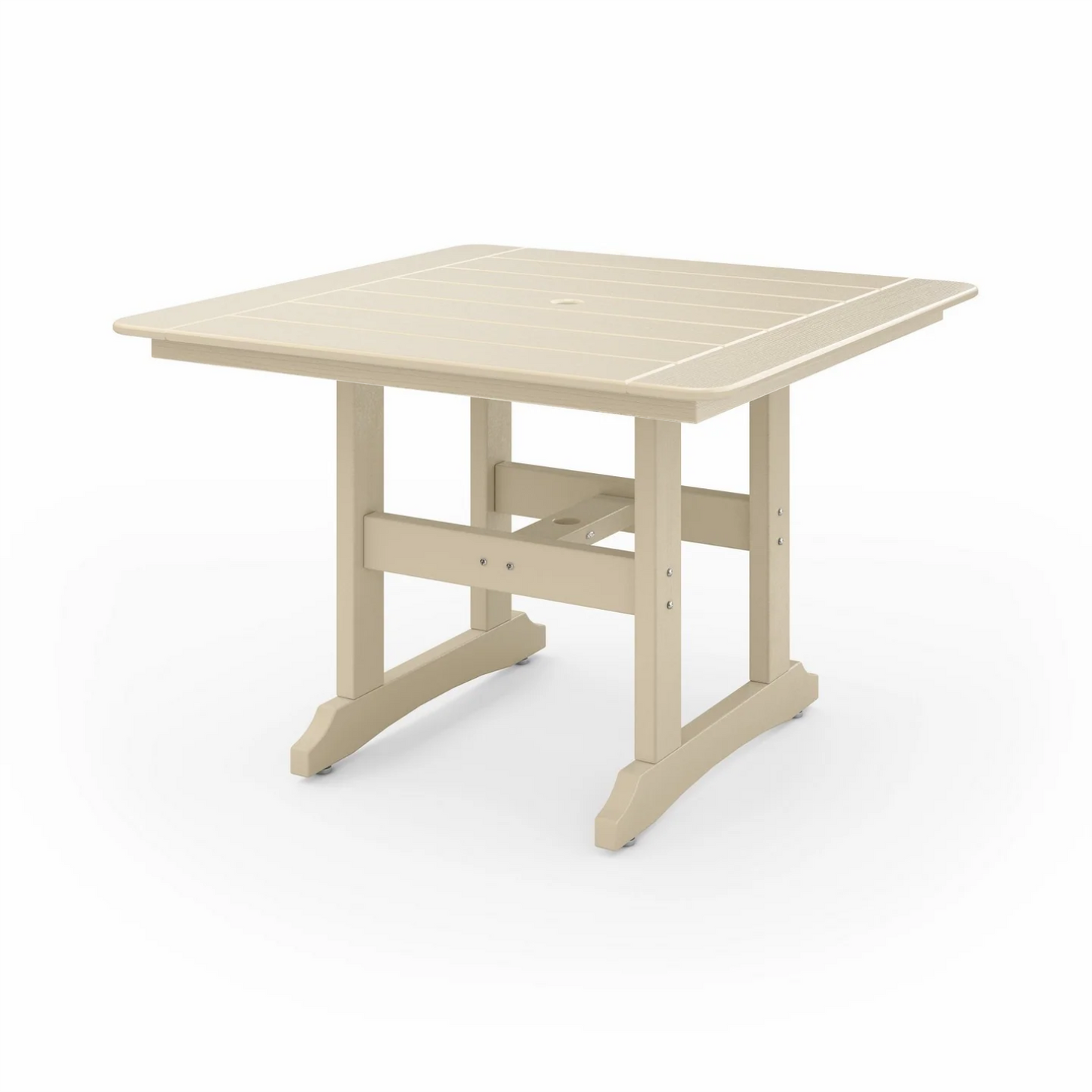 Sopoly 44" Savannah Recycled Plastic Square Dining Table (DINING HEIGHT) - LEAD TIME TO SHIP 5 BUSINESS DAYS OR LESS