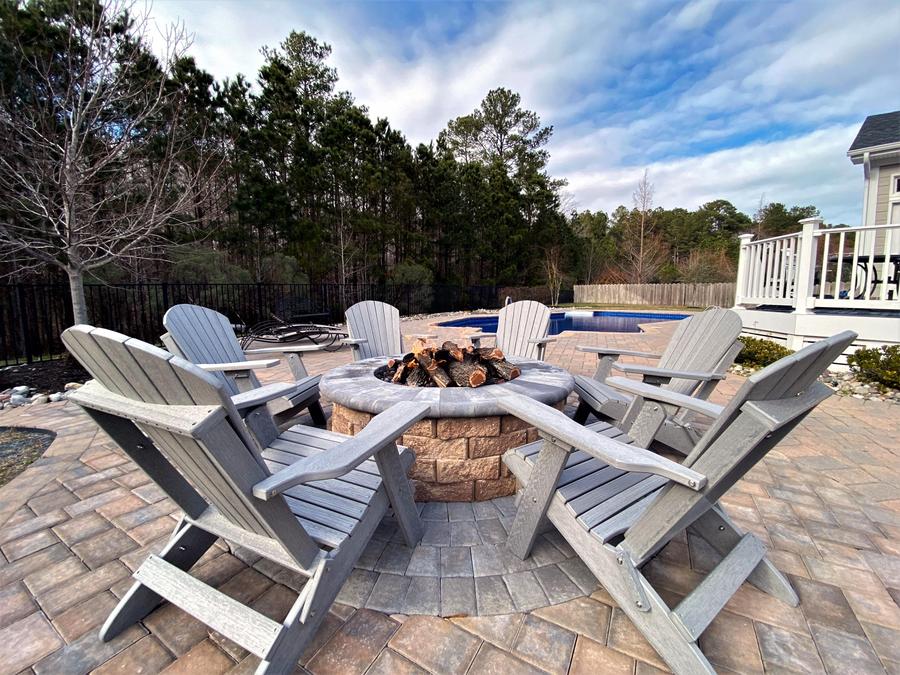 Patio Surplus® Recycled Plastic King Size Folding Adirondack Chair (LIFETIME WARRANTY) - LEAD TIME TO SHIP 2 TO 3 BUSINESS DAYS