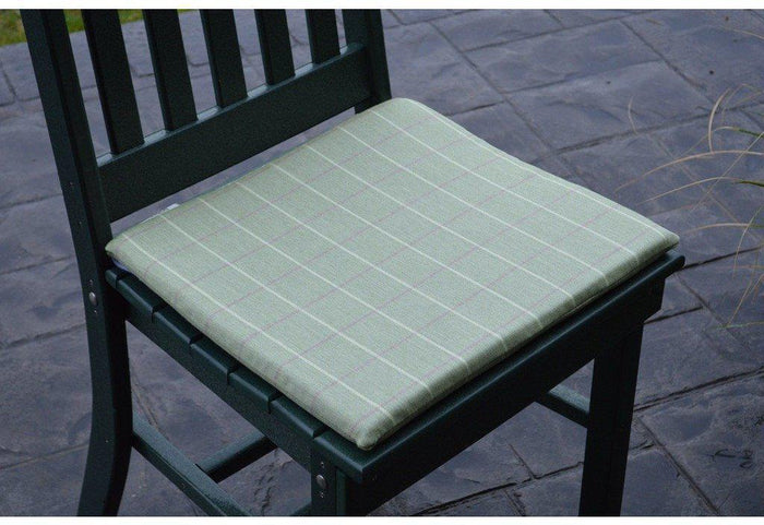 A & L Furniture Co. Poly Dining Chair Seat Cushion  - Ships FREE in 5-7 Business days - Rocking Furniture