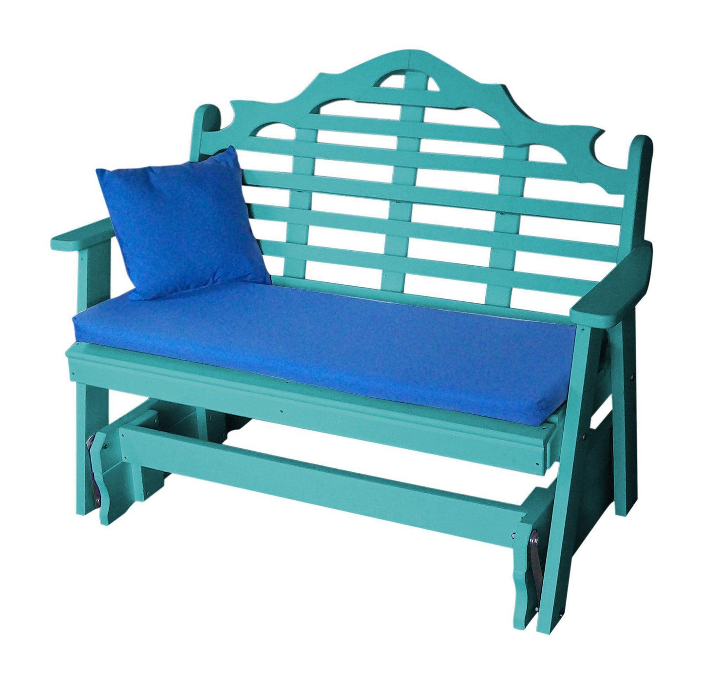 Bryton Park Poly Furniture Marlboro Recycled Plastic 5ft Glider Chair - LEAD TIME TO SHIP 10 BUSINESS DAYS
