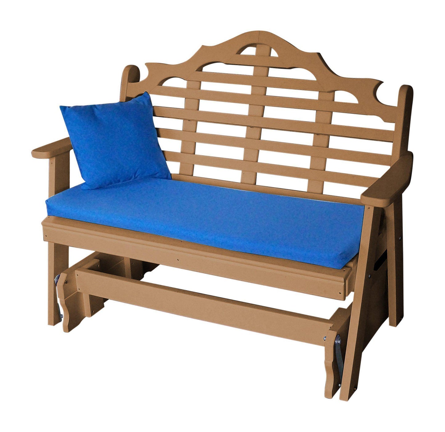 Bryton Park Poly Furniture Marlboro Recycled Plastic 5ft Glider Chair - LEAD TIME TO SHIP 10 BUSINESS DAYS