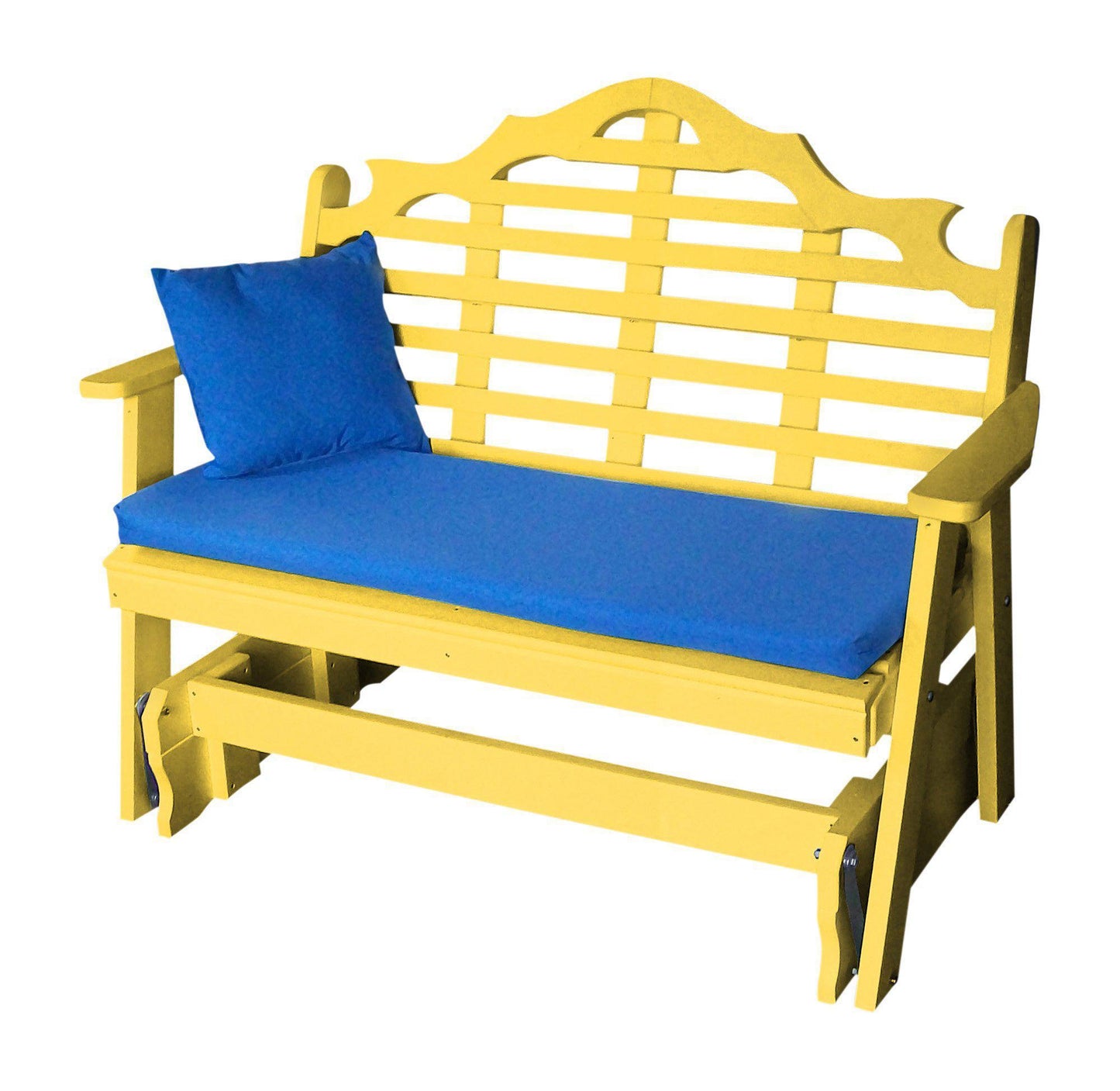 Bryton Park Poly Furniture Marlboro Recycled Plastic 5ft Glider Chair - LEAD TIME TO SHIP 10 BUSINESS DAYS