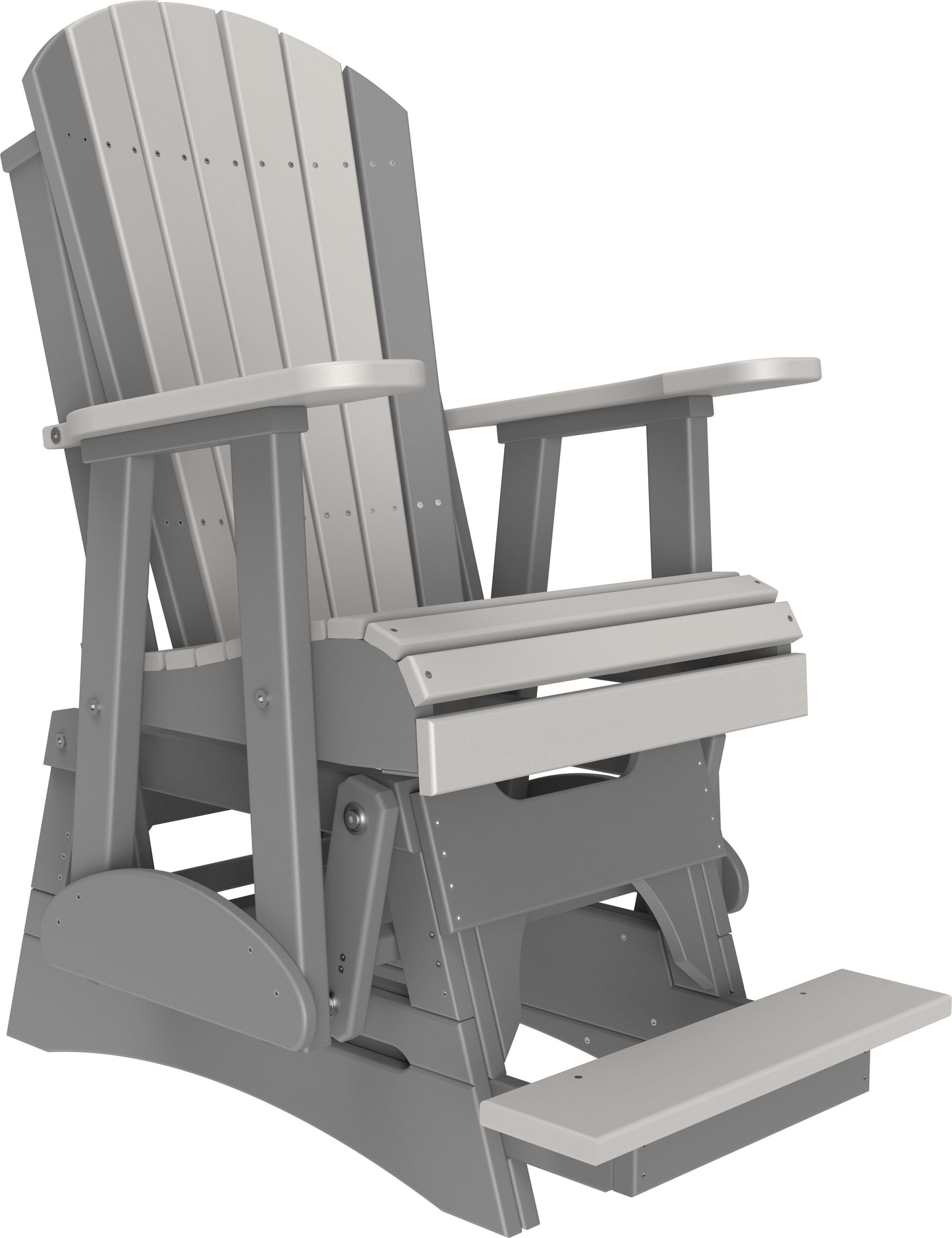 LuxCraft Recycled Plastic Counter Height  2' Adirondack Counter Height Balcony Glider  - LEAD TIME TO SHIP 7 BUSINESS DAYS OR LESS