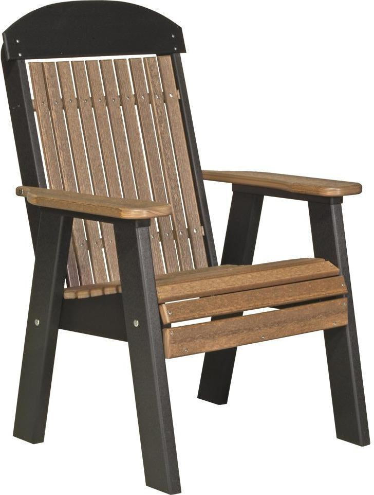 LuxCraft Classic Highback Recycled Plastic 2ft Chair  - LEAD TIME TO SHIP 7 BUSINESS DAYS OR LESS