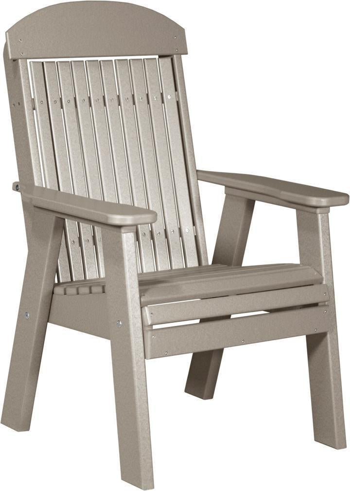 LuxCraft Classic Highback Recycled Plastic 2ft Chair  - LEAD TIME TO SHIP 7 BUSINESS DAYS OR LESS