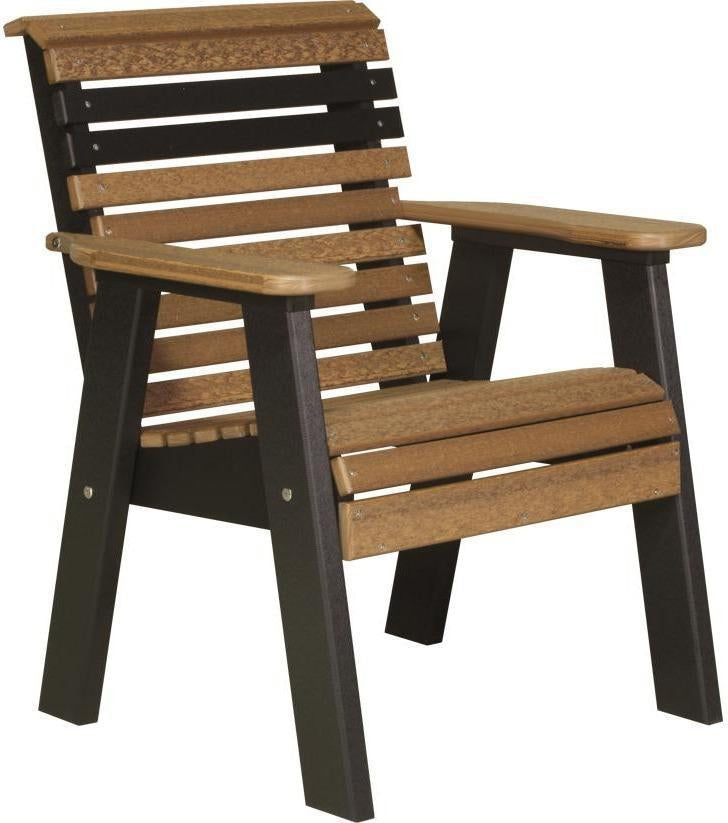 LuxCraft Plain Rollback Recycled Plastic 2ft Chair  - LEAD TIME TO SHIP 10 to 12 BUSINESS DAYS