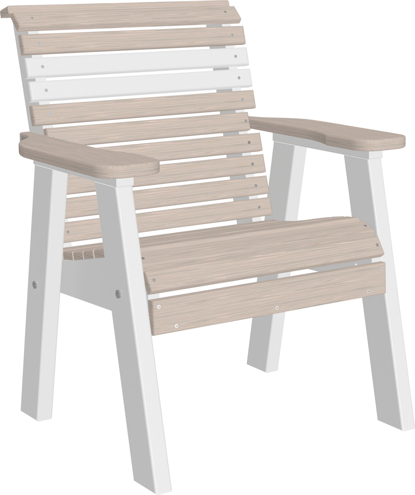 LuxCraft Plain Rollback Recycled Plastic 2ft Chair  - LEAD TIME TO SHIP 10 to 12 BUSINESS DAYS