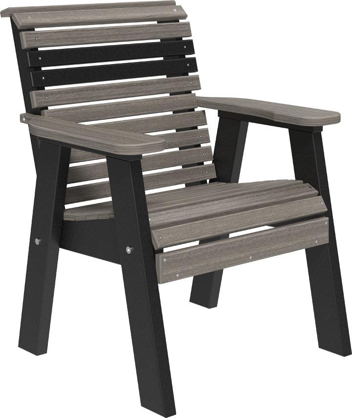 LuxCraft Plain Rollback Recycled Plastic 2ft Bench  - LEAD TIME TO SHIP 7 BUSINESS DAYS OR LESS
