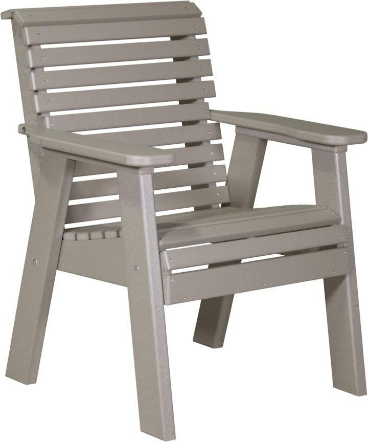LuxCraft Plain Rollback Recycled Plastic 2ft Chair  - LEAD TIME TO SHIP 10 to 12 BUSINESS DAYS