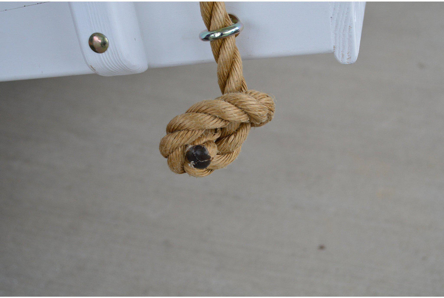 rope connected with hanging swing