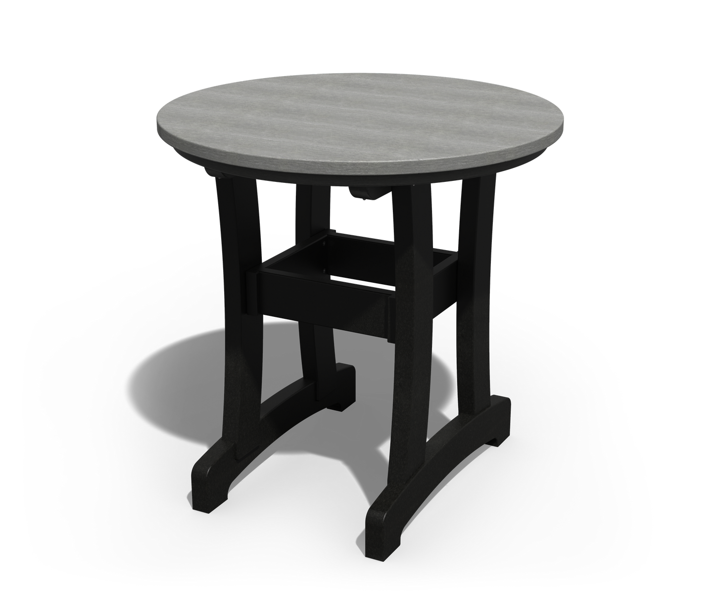 Patiova Recycled Plastic 30" Round Legacy Dining Table - LEAD TIME TO SHIP 4 WEEKS