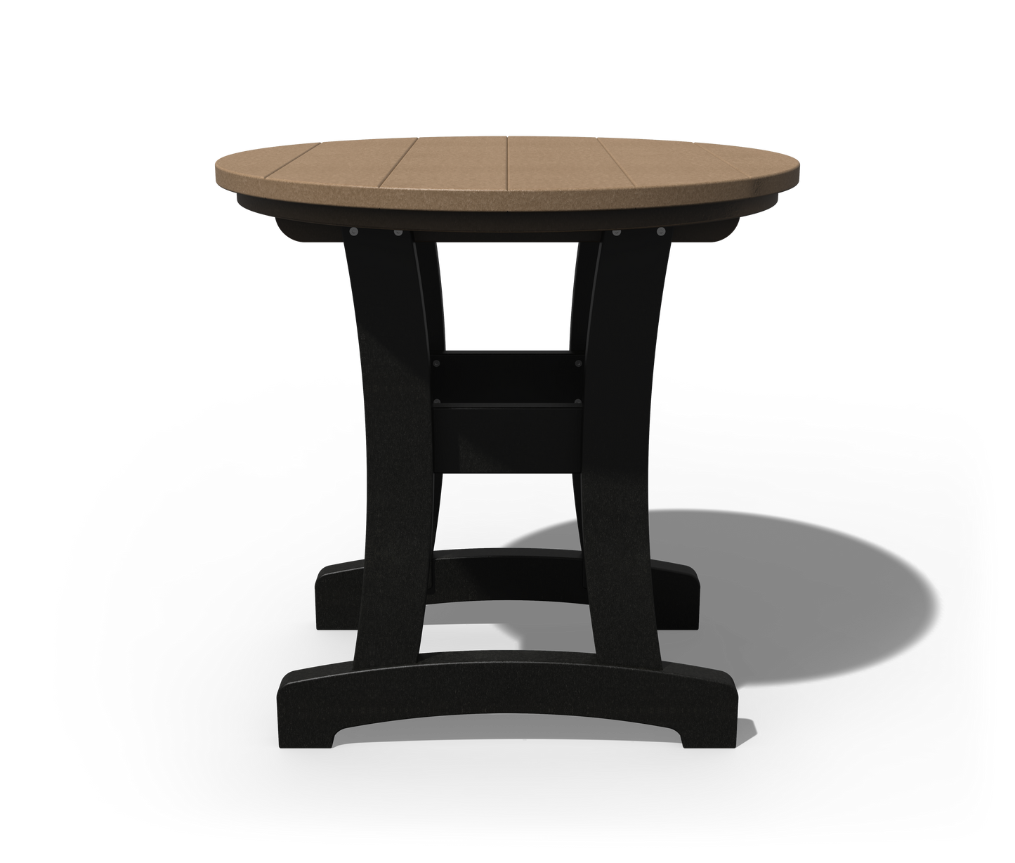 Patiova Recycled Plastic 30" Round Legacy Dining Table - LEAD TIME TO SHIP 4 WEEKS