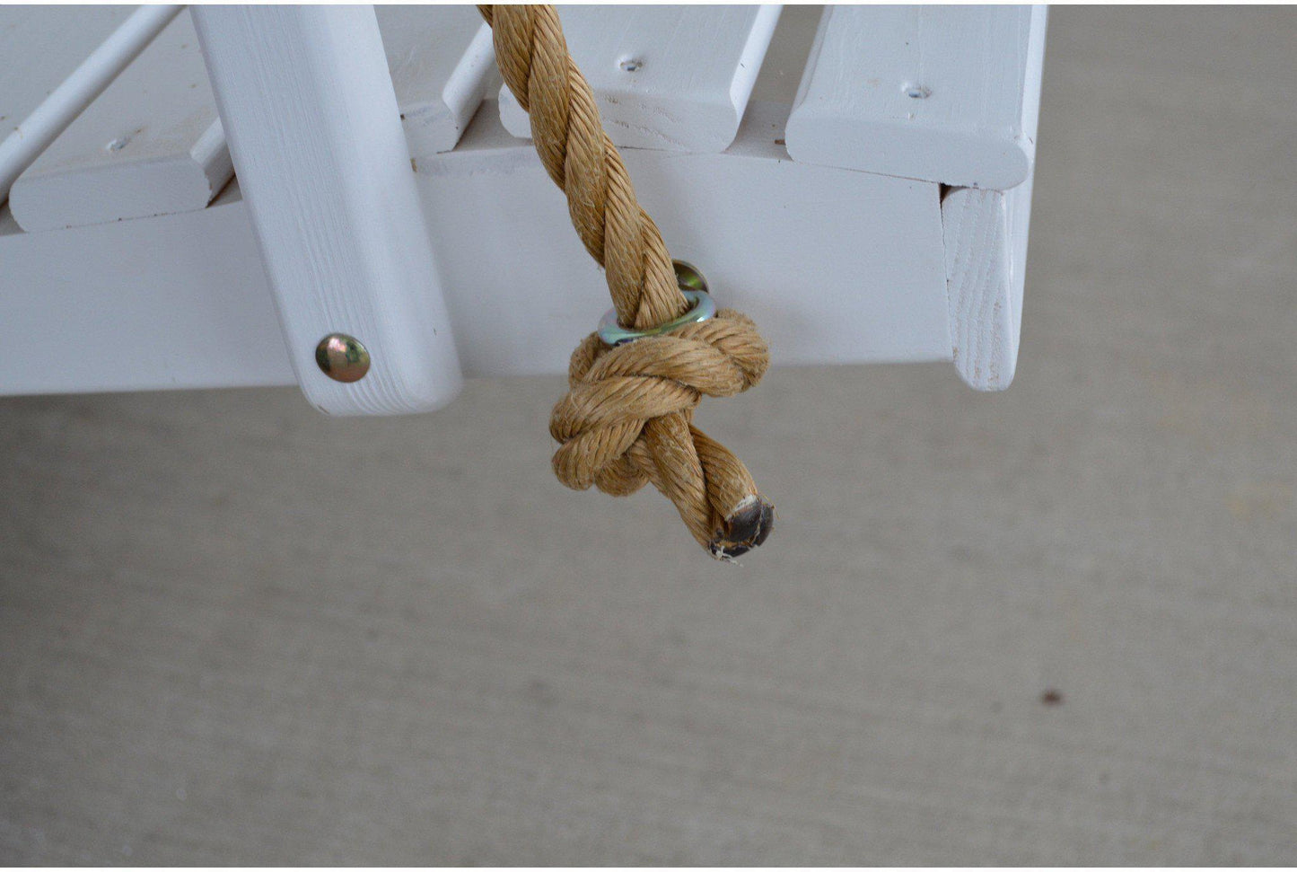 rope connected with hanging swing right view