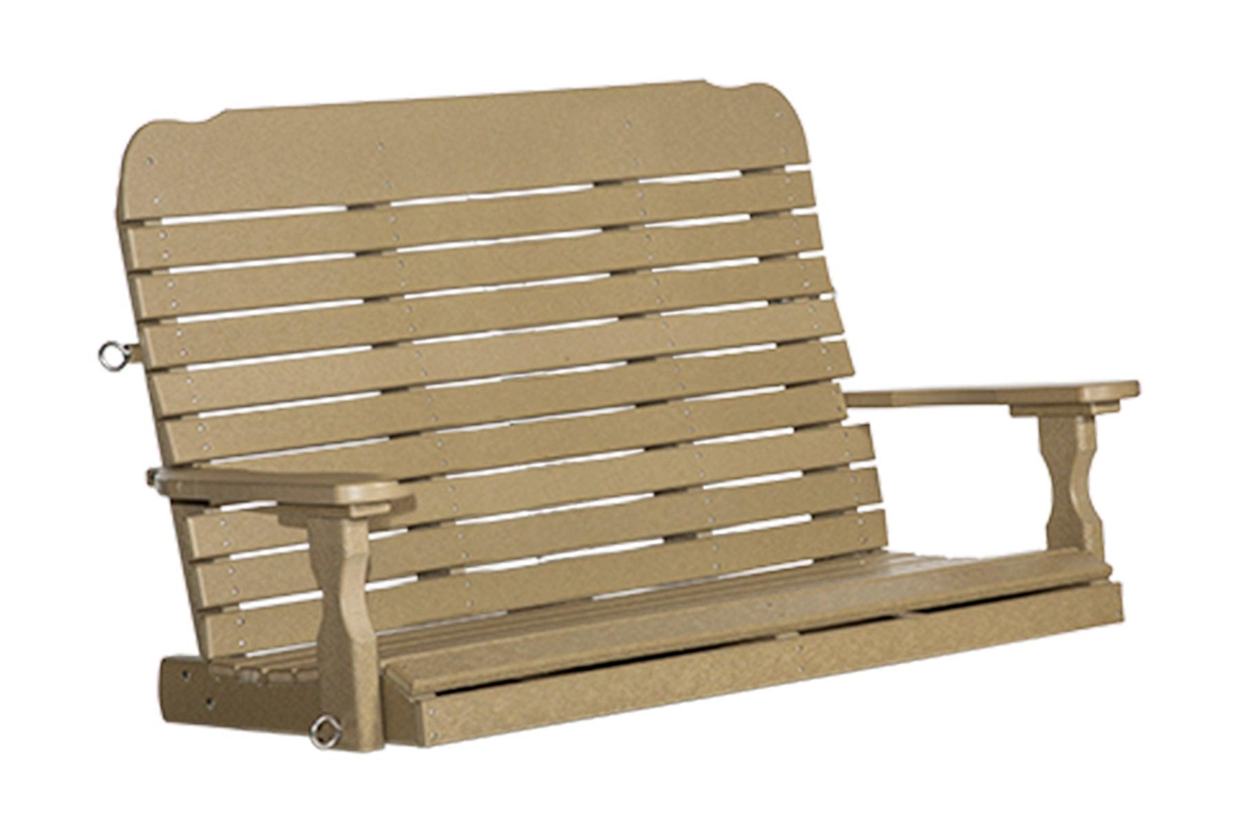 4' Easy Porch Swing Model 414 Leisure Lawns Collection Rocking