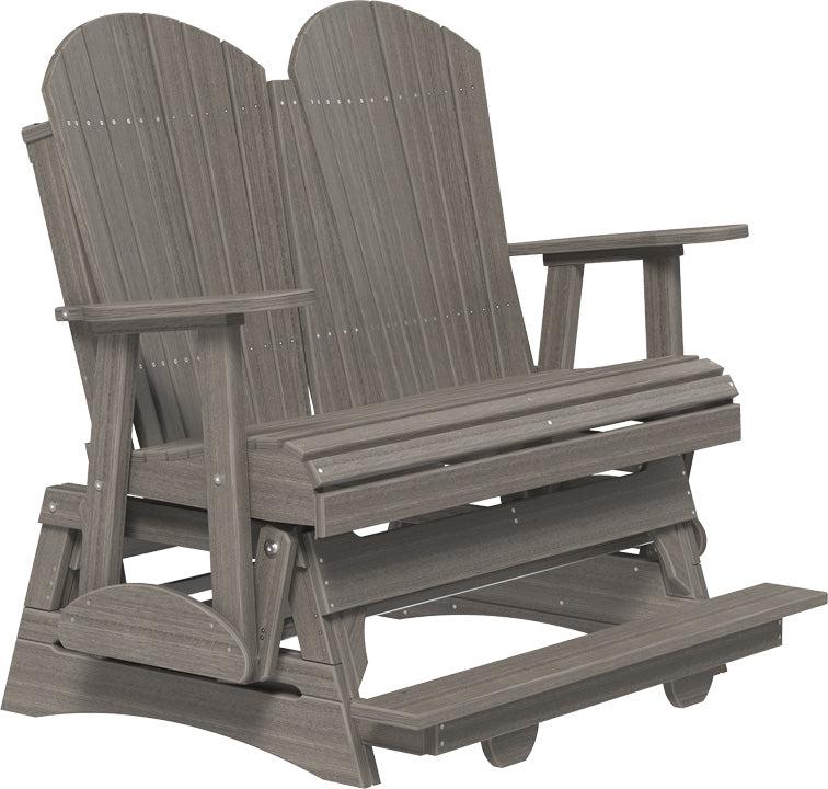 LuxCraft Recycled Plastic Counter Height 4' Adirondack Balcony Glider  - LEAD TIME TO SHIP 10 to 12 BUSINESS DAYS