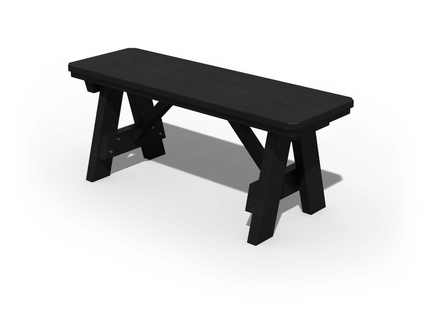 Patiova Recycled Plastic 42" Dining Bench - LEAD TIME TO SHIP 4 WEEKS