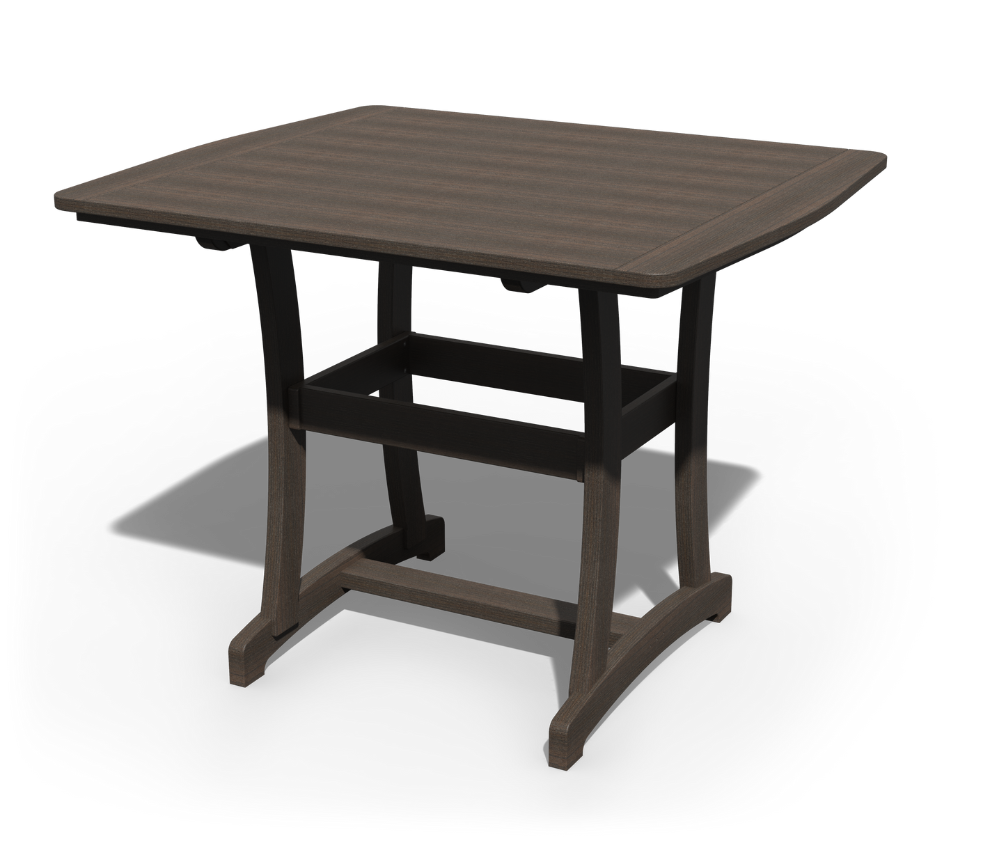 Patiova Recycled Plastic 4'x4' Legacy Bar Table - LEAD TIME TO SHIP 3 WEEKS