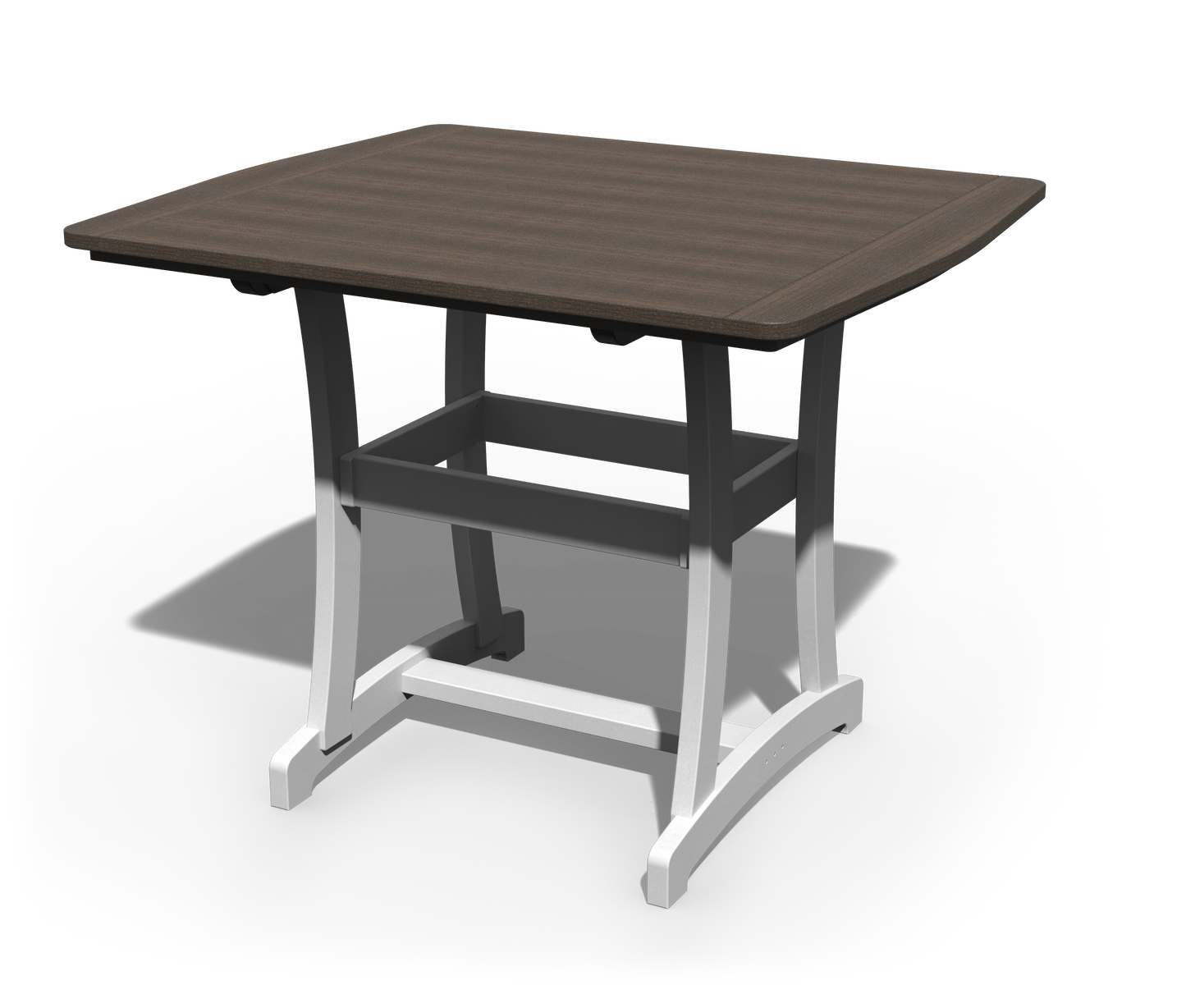 Patiova Recycled Plastic 4'x4' Legacy Bar Table - LEAD TIME TO SHIP 3 WEEKS