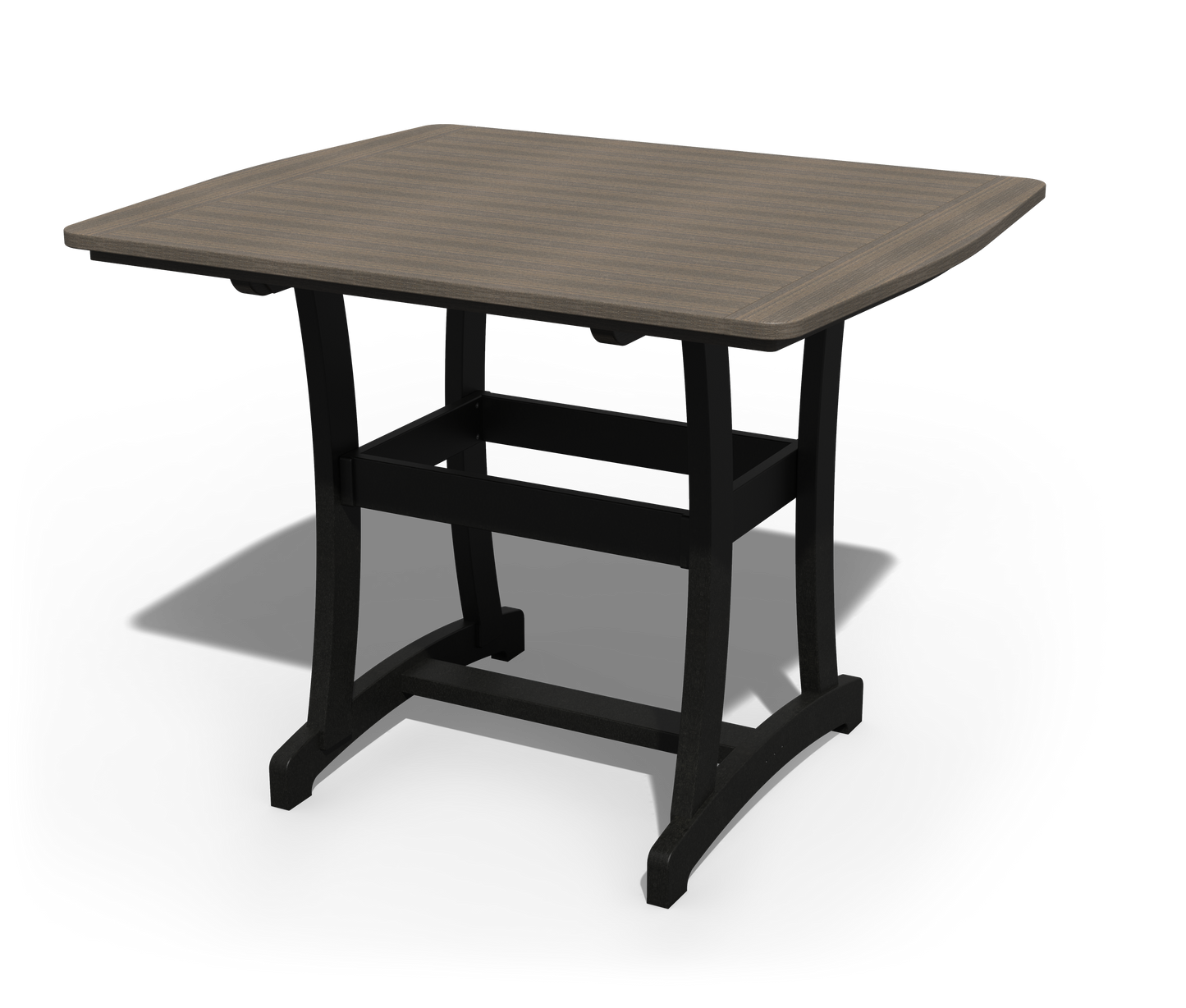 Patiova Recycled Plastic 4'x4' Legacy Bar Table - LEAD TIME TO SHIP 3 WEEKS