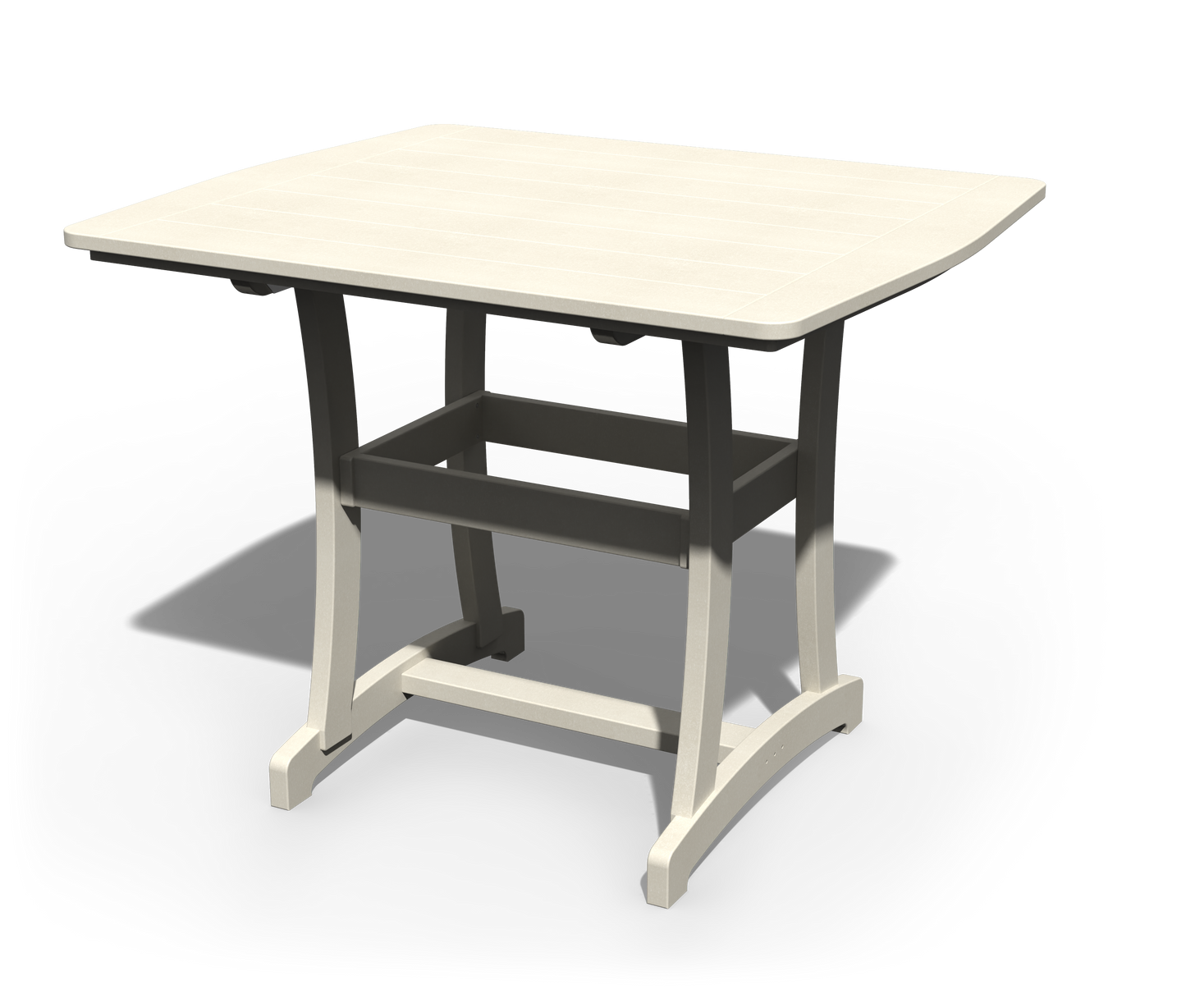 Patiova Recycled Plastic 4'x4' Legacy Bar Table - LEAD TIME TO SHIP 3 WEEKS