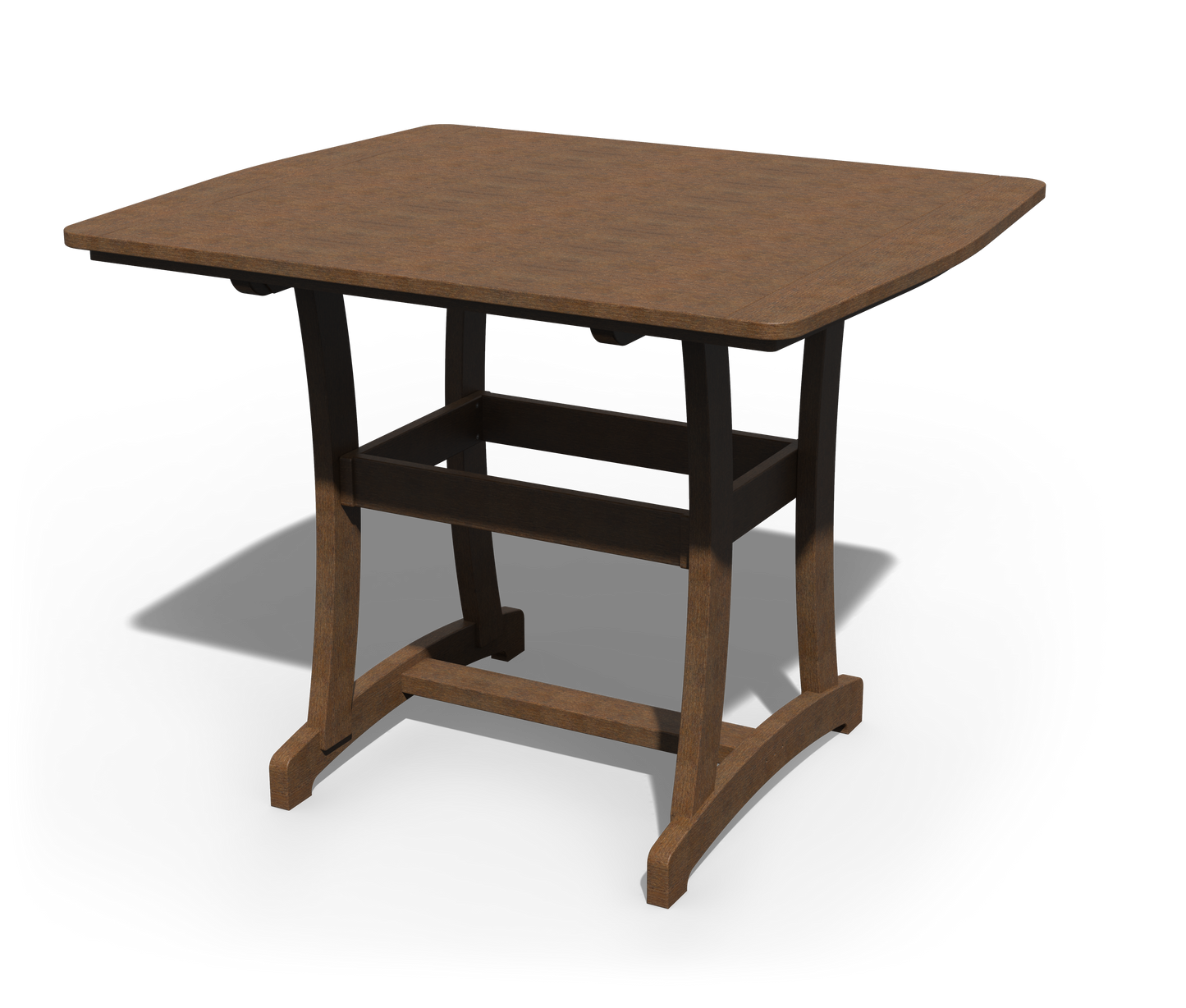 Patiova Recycled Plastic 4'x4' Legacy Bar Table - LEAD TIME TO SHIP 3 WEEKS