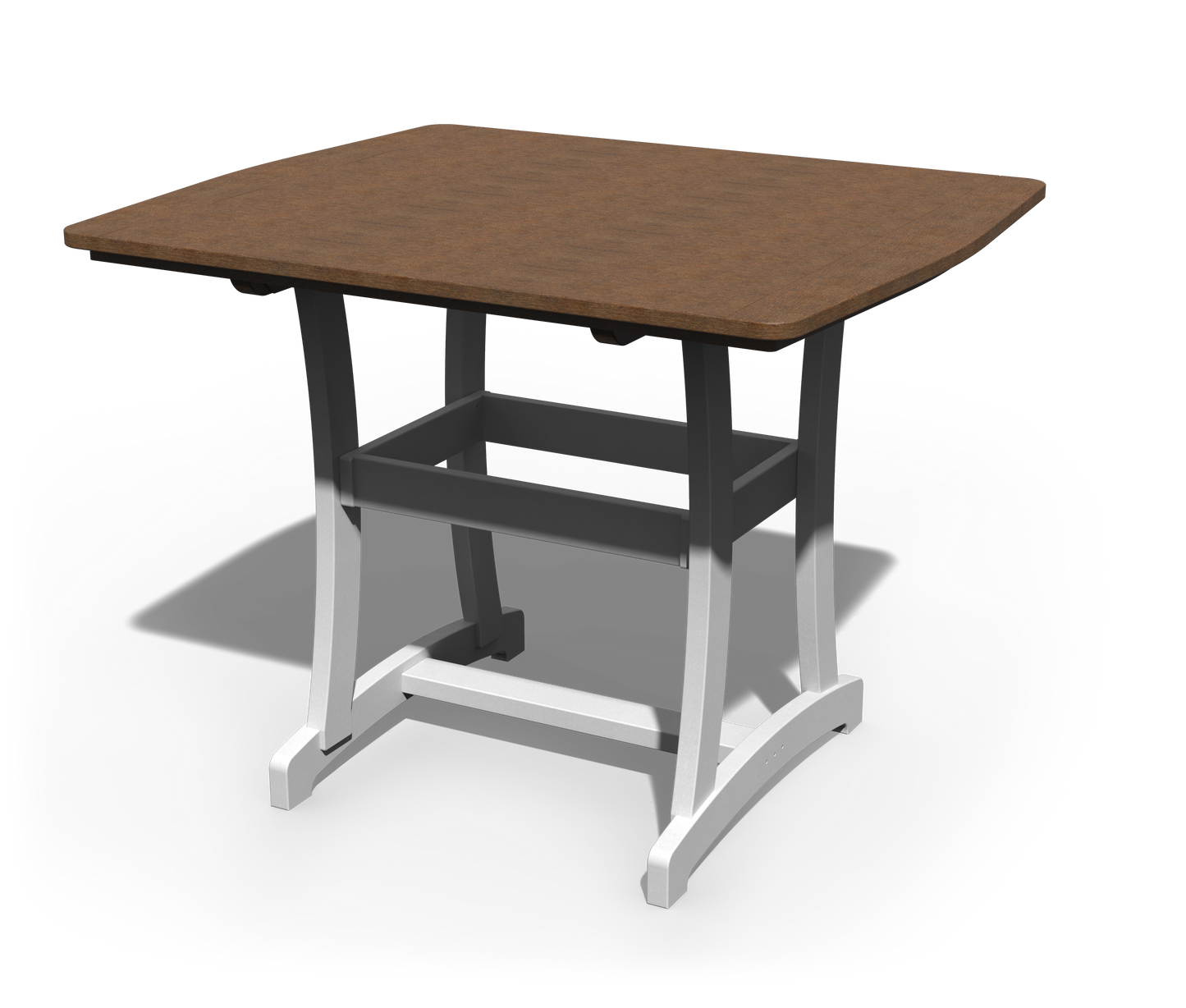 Patiova Recycled Plastic 4'x4' Legacy Bar Table - LEAD TIME TO SHIP 3 WEEKS