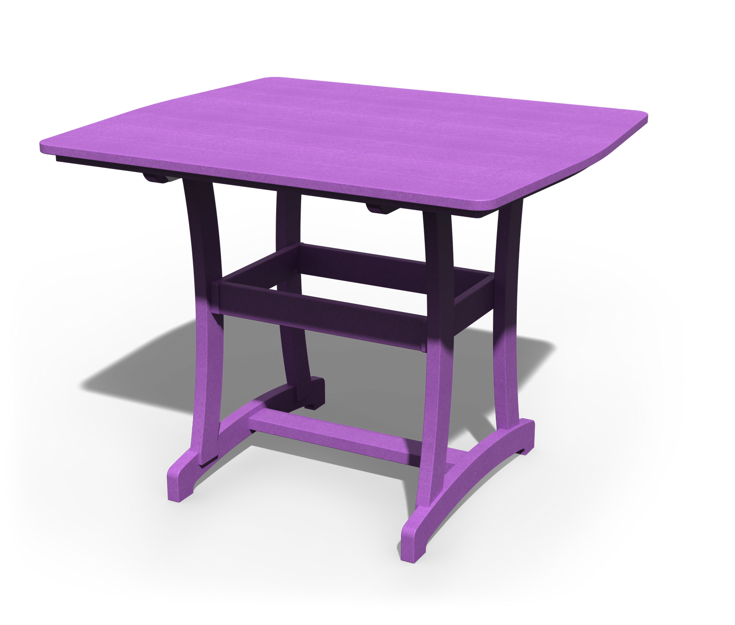 Patiova Recycled Plastic 4'x4' Legacy Bar Table - LEAD TIME TO SHIP 3 WEEKS