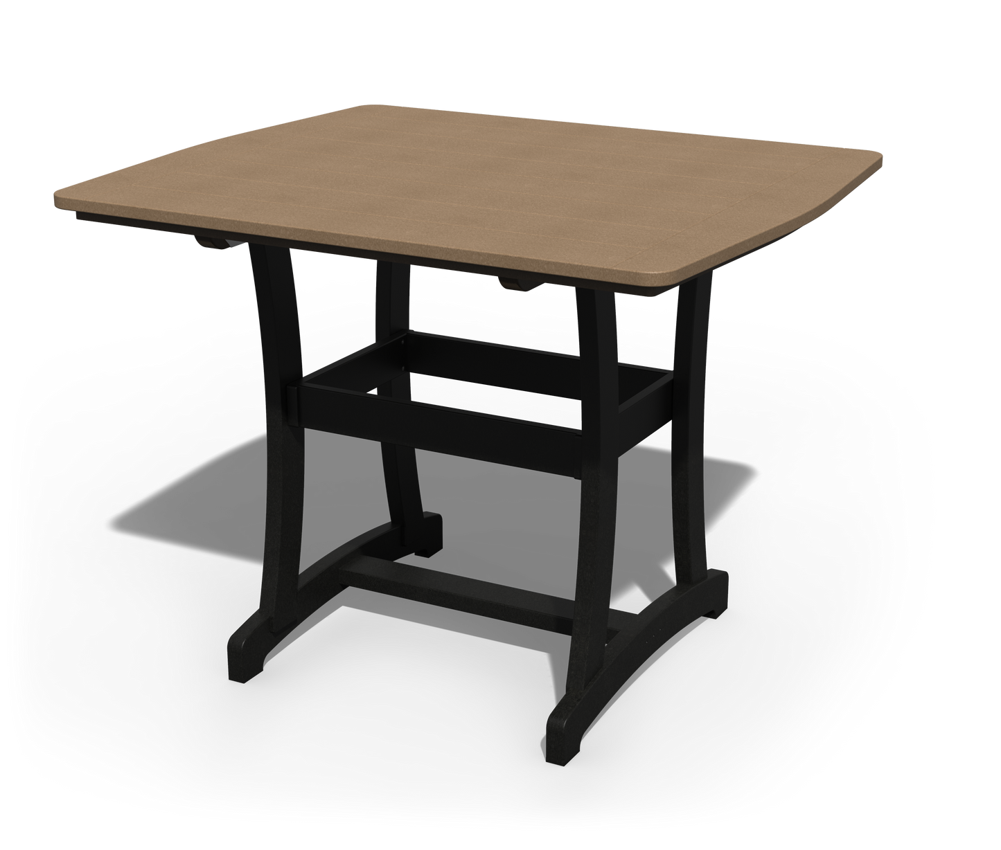 Patiova Recycled Plastic 4'x4' Legacy Bar Table - LEAD TIME TO SHIP 3 WEEKS