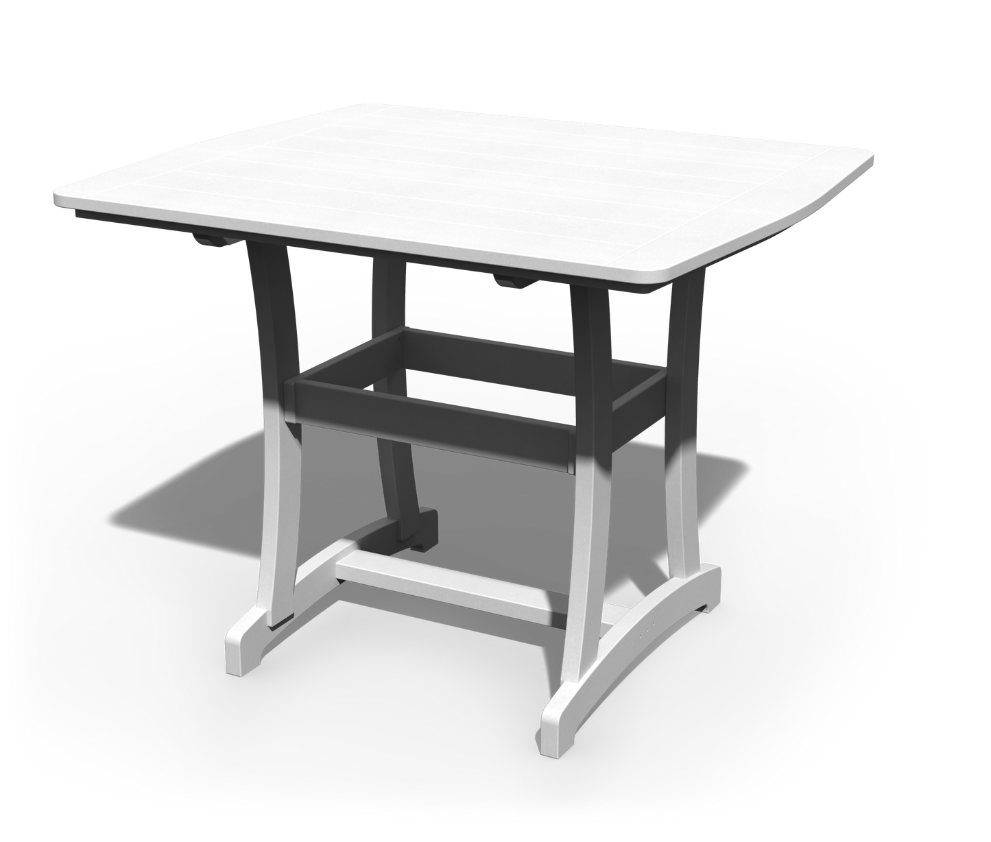 Patiova Recycled Plastic 4'x4' Legacy Bar Table - LEAD TIME TO SHIP 3 WEEKS