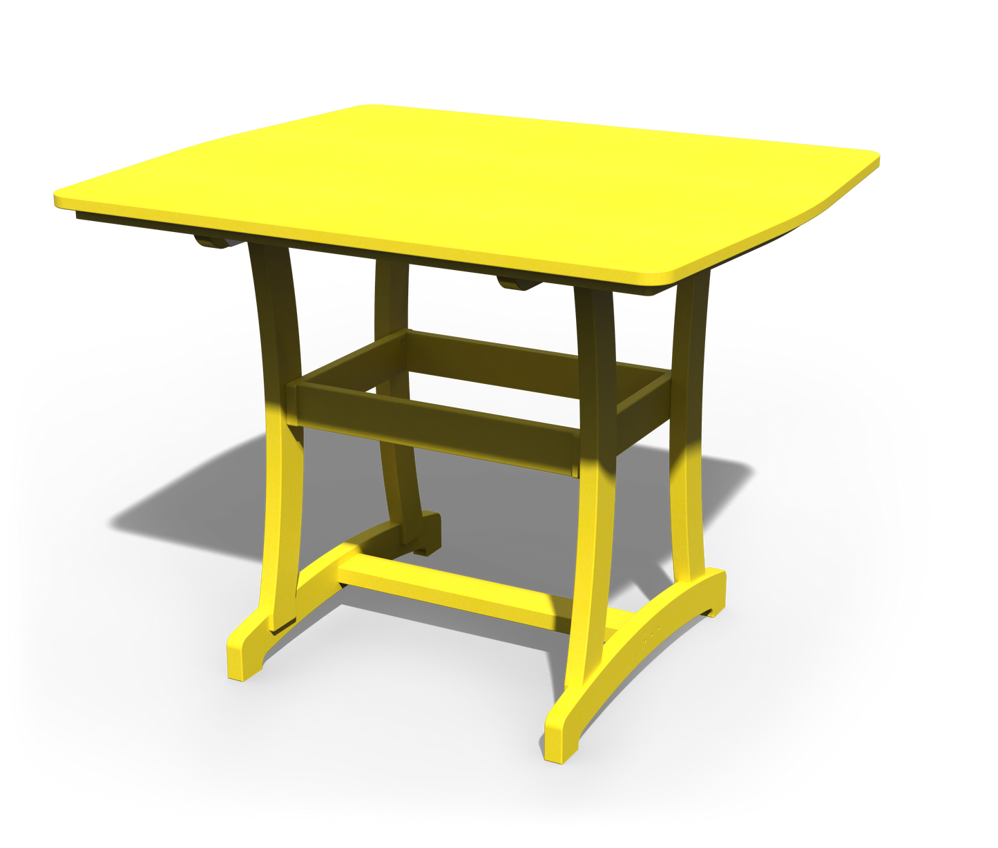 Patiova Recycled Plastic 4'x4' Legacy Bar Table - LEAD TIME TO SHIP 3 WEEKS