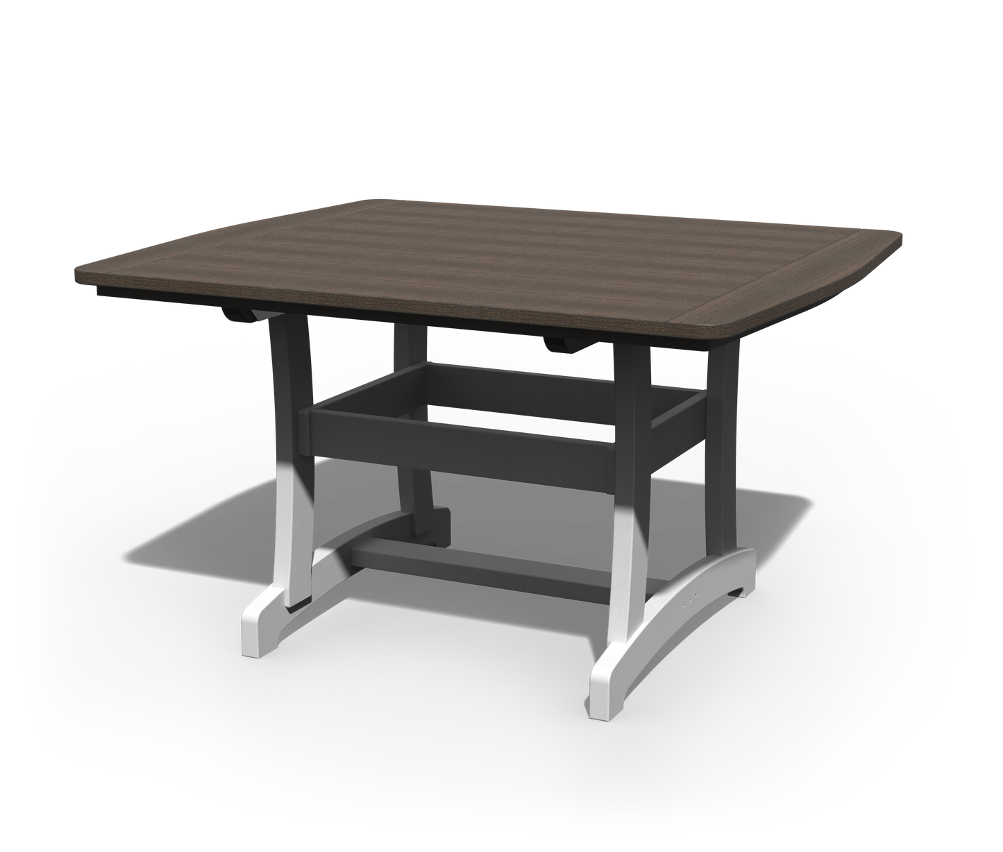 Patiova Recycled Plastic 4'x4' Legacy Dining Table - LEAD TIME TO SHIP 3 WEEKS