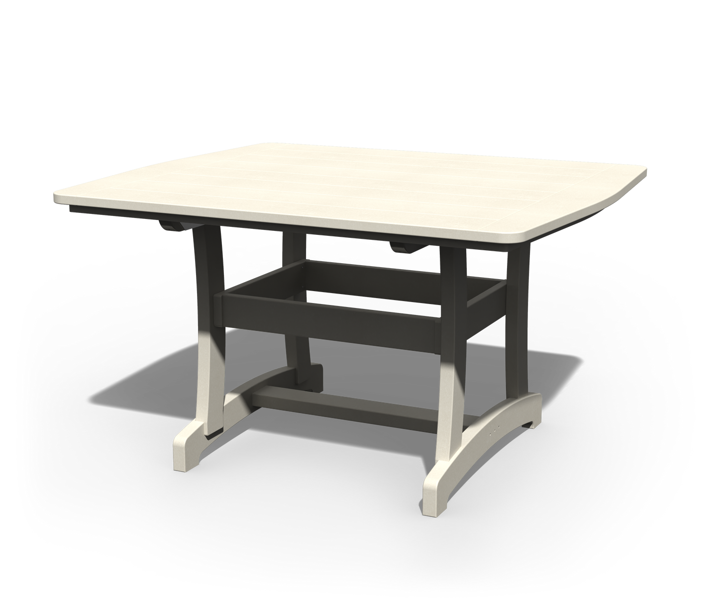 Patiova Recycled Plastic 4'x4' Legacy Dining Table - LEAD TIME TO SHIP 3 WEEKS