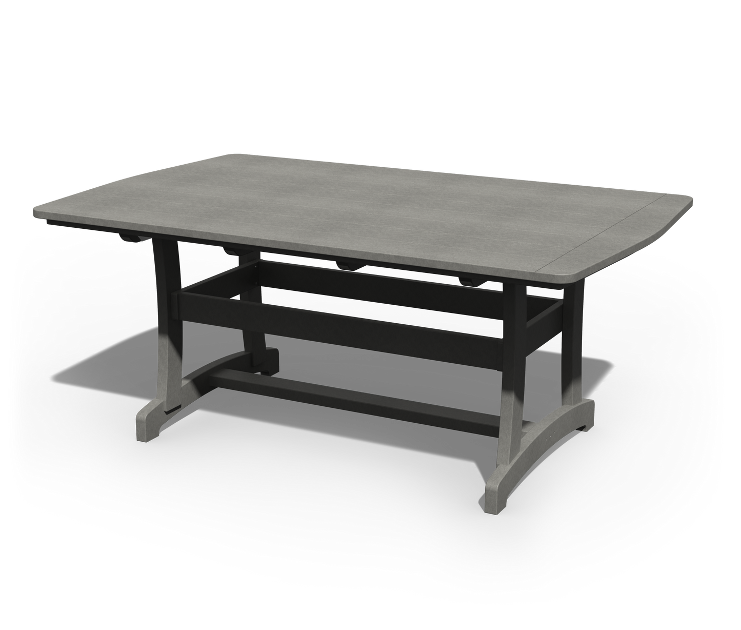 Patiova Recycled Plastic 4'x6' Legacy Dining Table - LEAD TIME TO SHIP 4 WEEKS