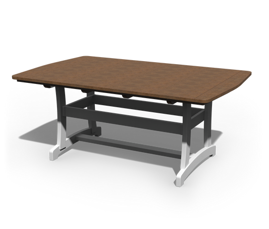 Patiova Recycled Plastic 4'x6' Legacy Dining Table - LEAD TIME TO SHIP 3 WEEKS