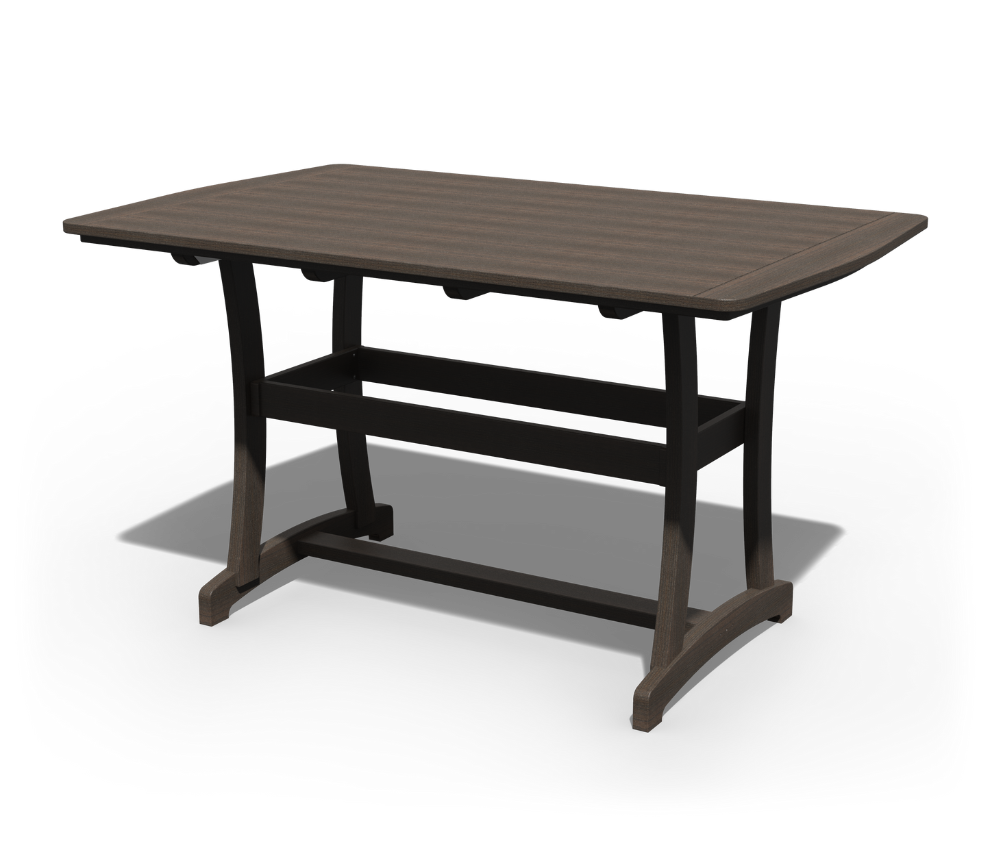 Patiova Recycled Plastic 4'x6' Legacy Bar Table - LEAD TIME TO SHIP 3 WEEKS