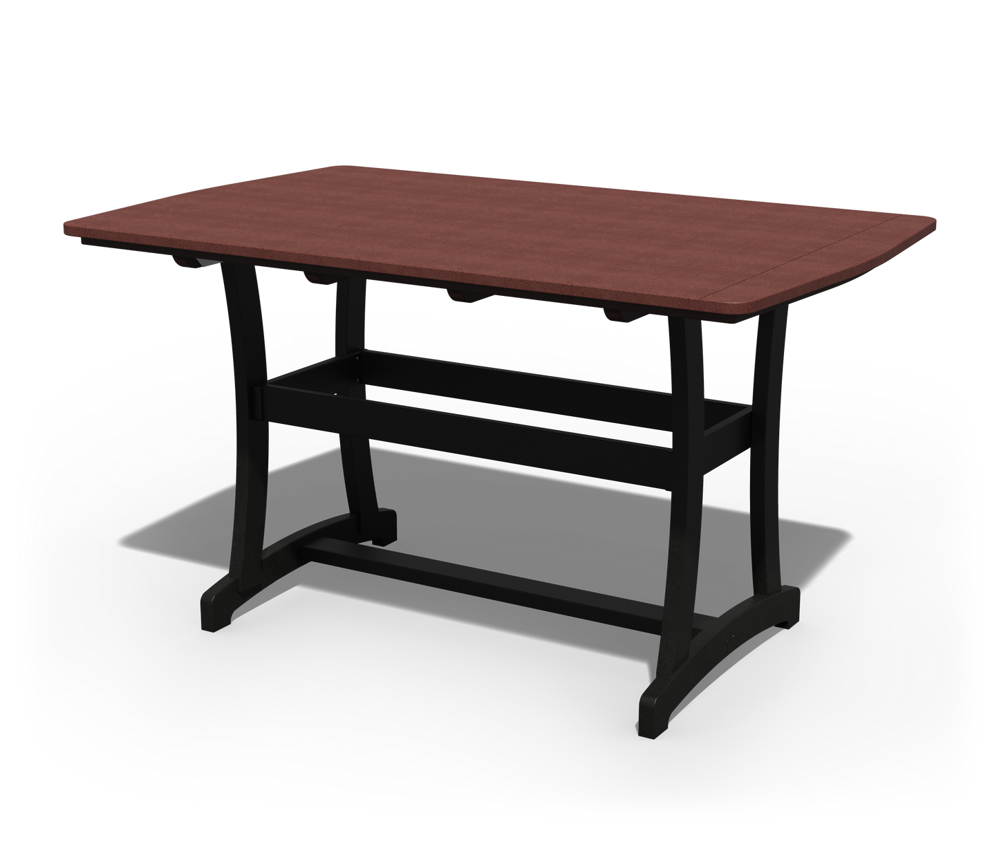 Patiova Recycled Plastic 4'x6' Legacy Bar Table - LEAD TIME TO SHIP 3 WEEKS