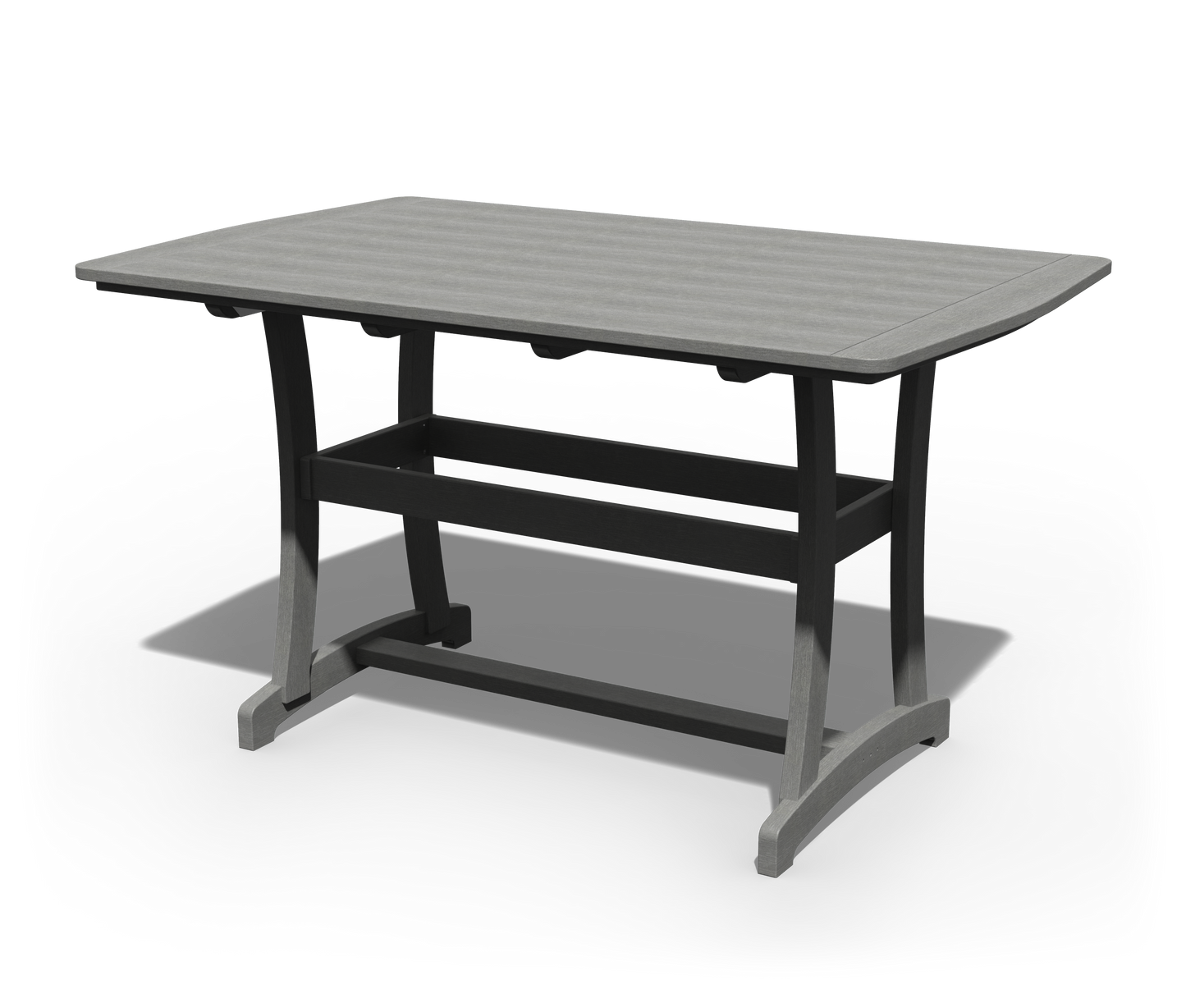 Patiova Recycled Plastic 4'x6' Legacy Bar Table - LEAD TIME TO SHIP 3 WEEKS