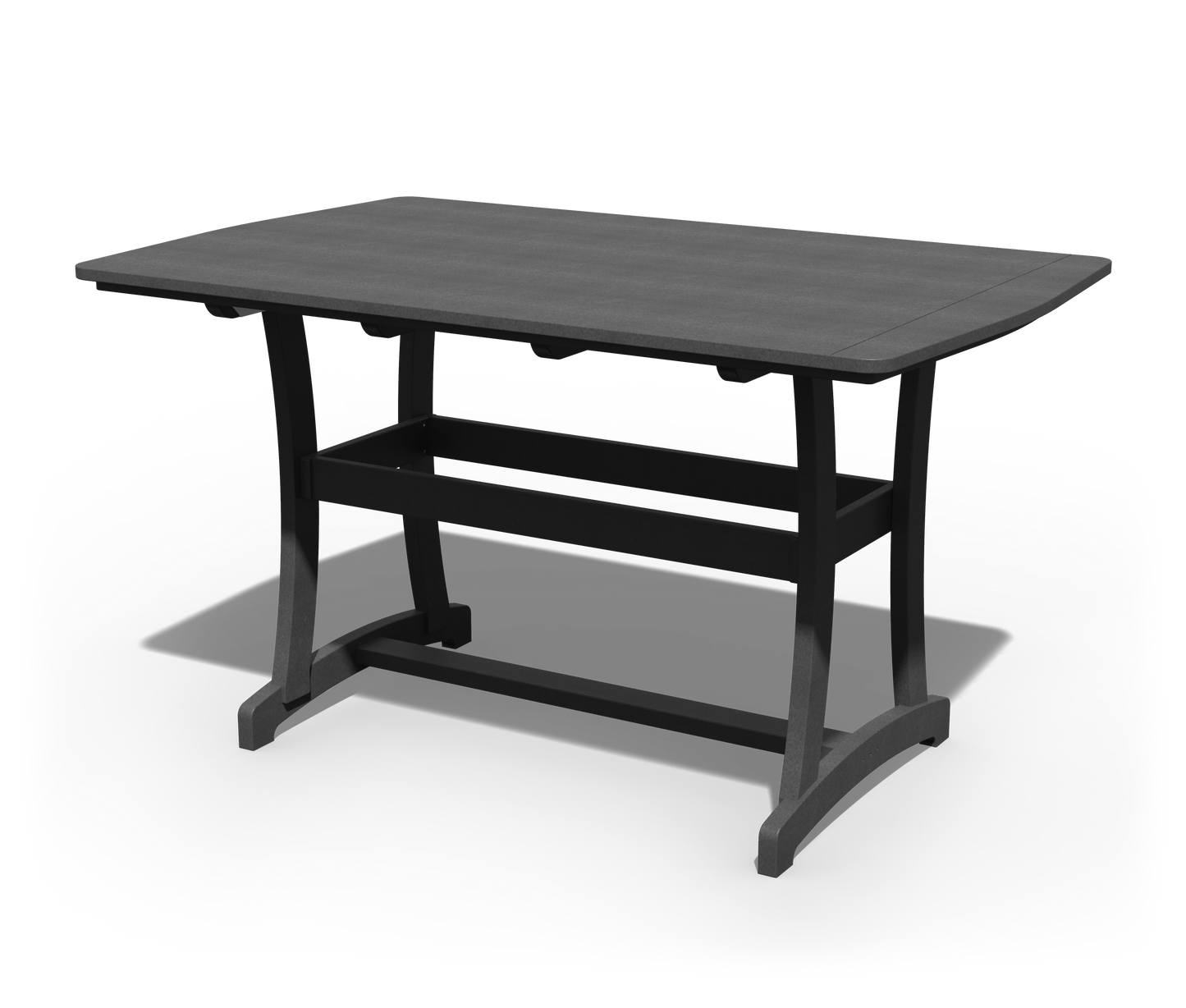 Patiova Recycled Plastic 4'x6' Legacy Bar Table - LEAD TIME TO SHIP 3 WEEKS