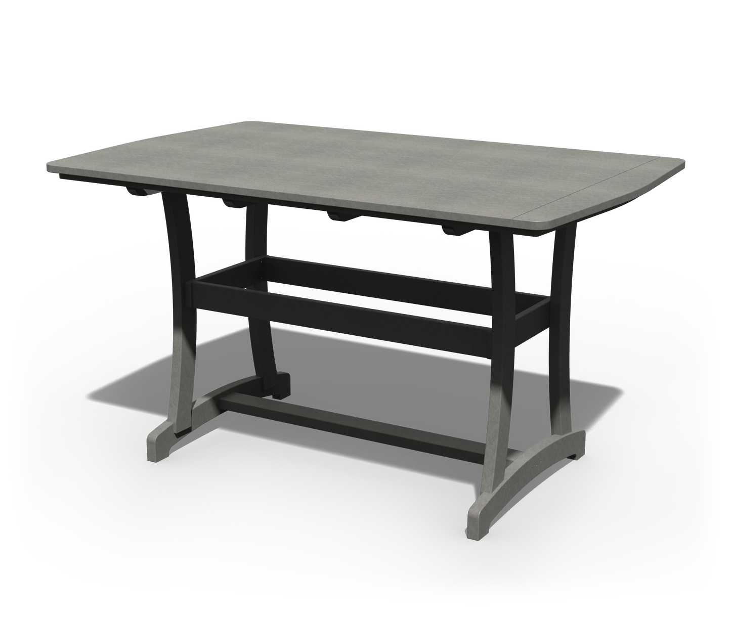 Patiova Recycled Plastic 4'x6' Legacy Bar Table - LEAD TIME TO SHIP 3 WEEKS